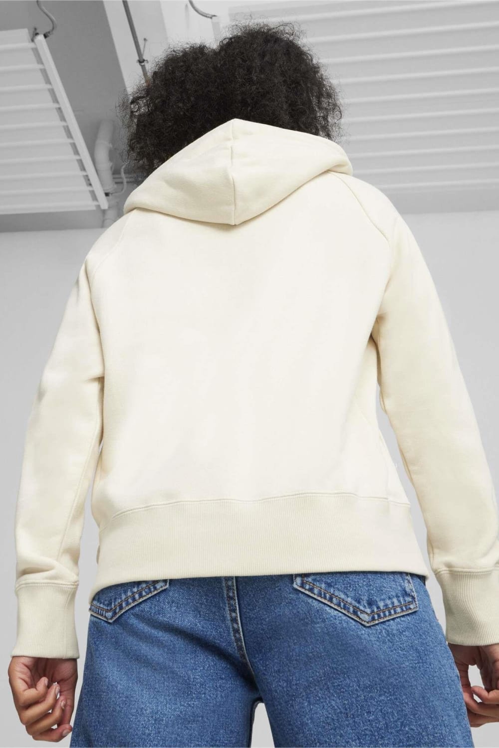 Puma-INFUSE Relaxed Hoodie TR-Alpine Snow-Sweatshirts & Hoodies-3-Milagron.com