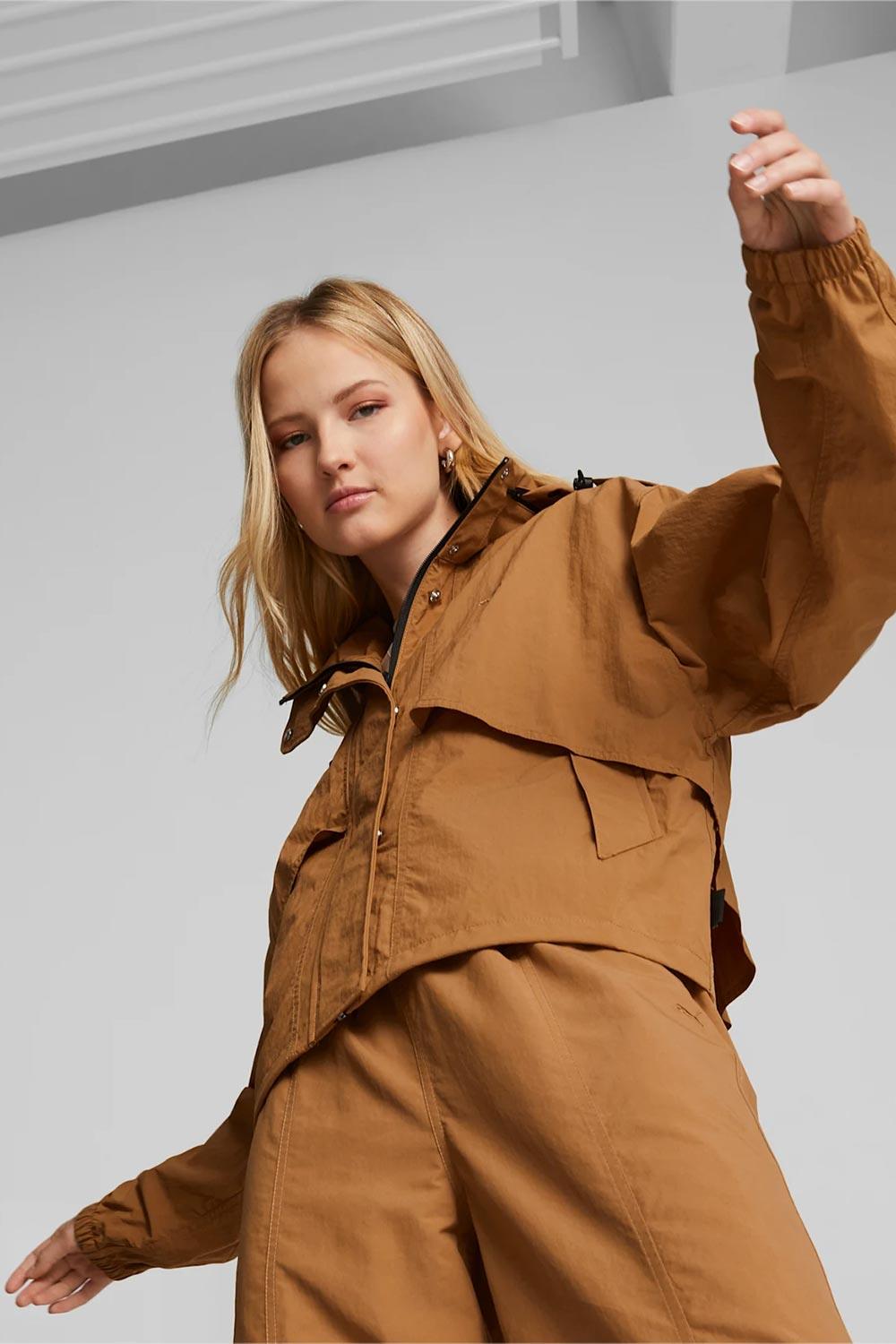 Puma-INLAND Short Woven Jacket Desert Tan-Ceket-1-Milagron.com