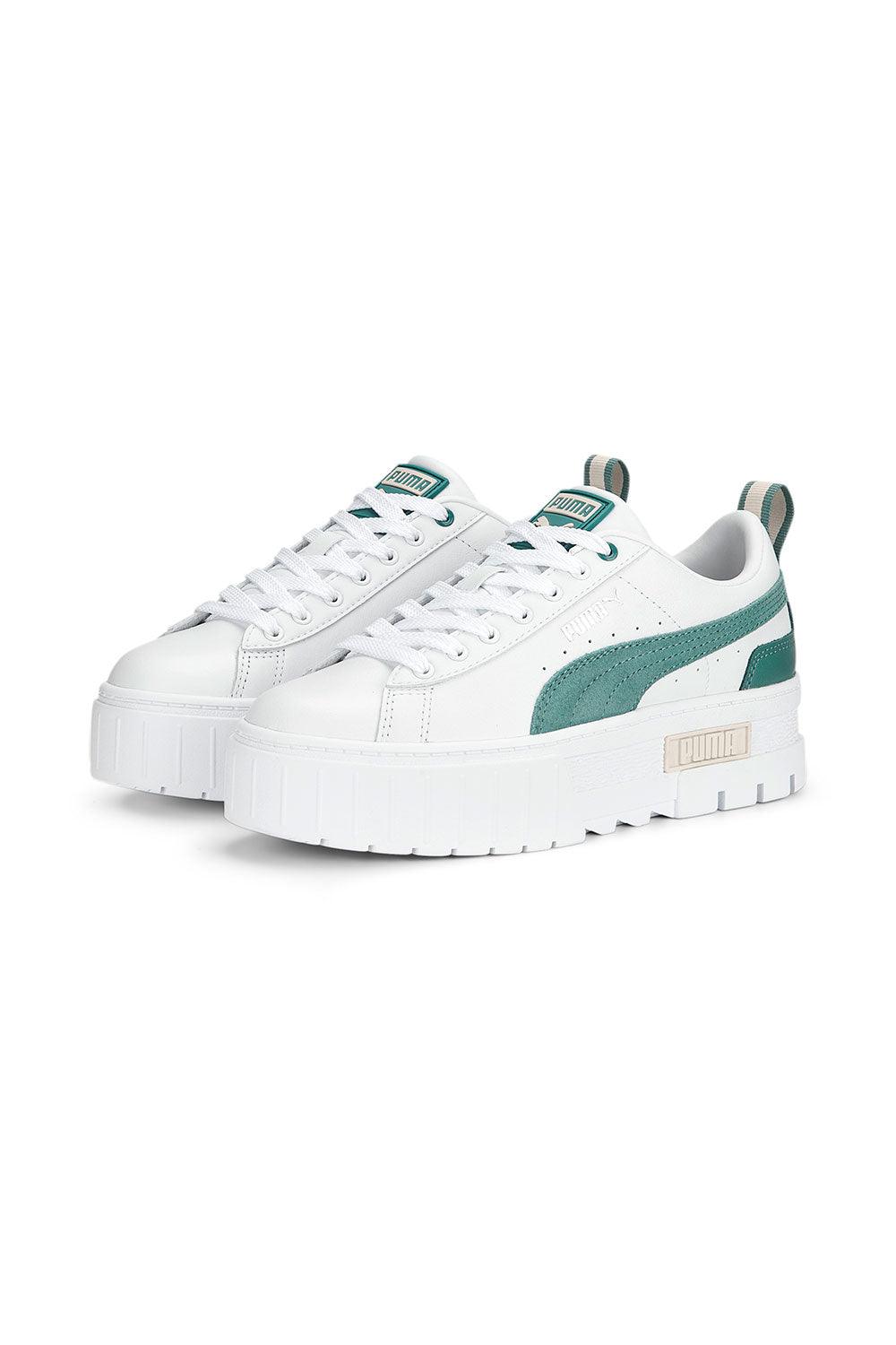 Puma-Mayze Lth Wns PUMA White-Adriatic-Sneakers-3-Milagron.com