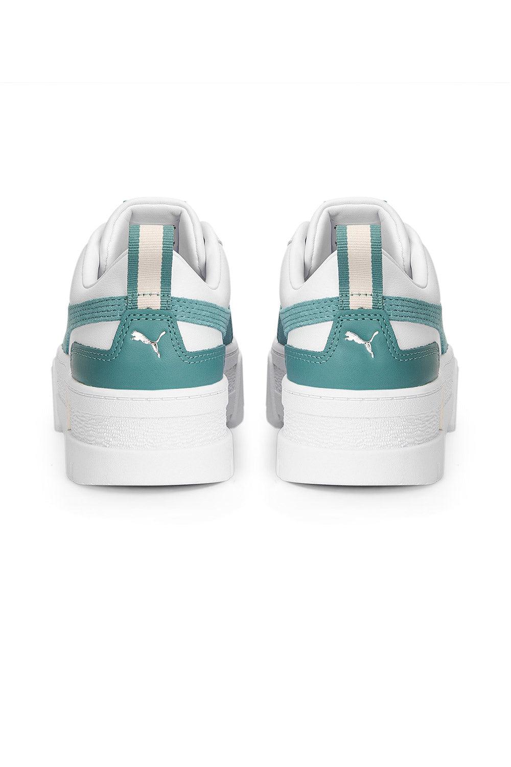 Puma-Mayze Lth Wns PUMA White-Adriatic-Sneakers-4-Milagron.com