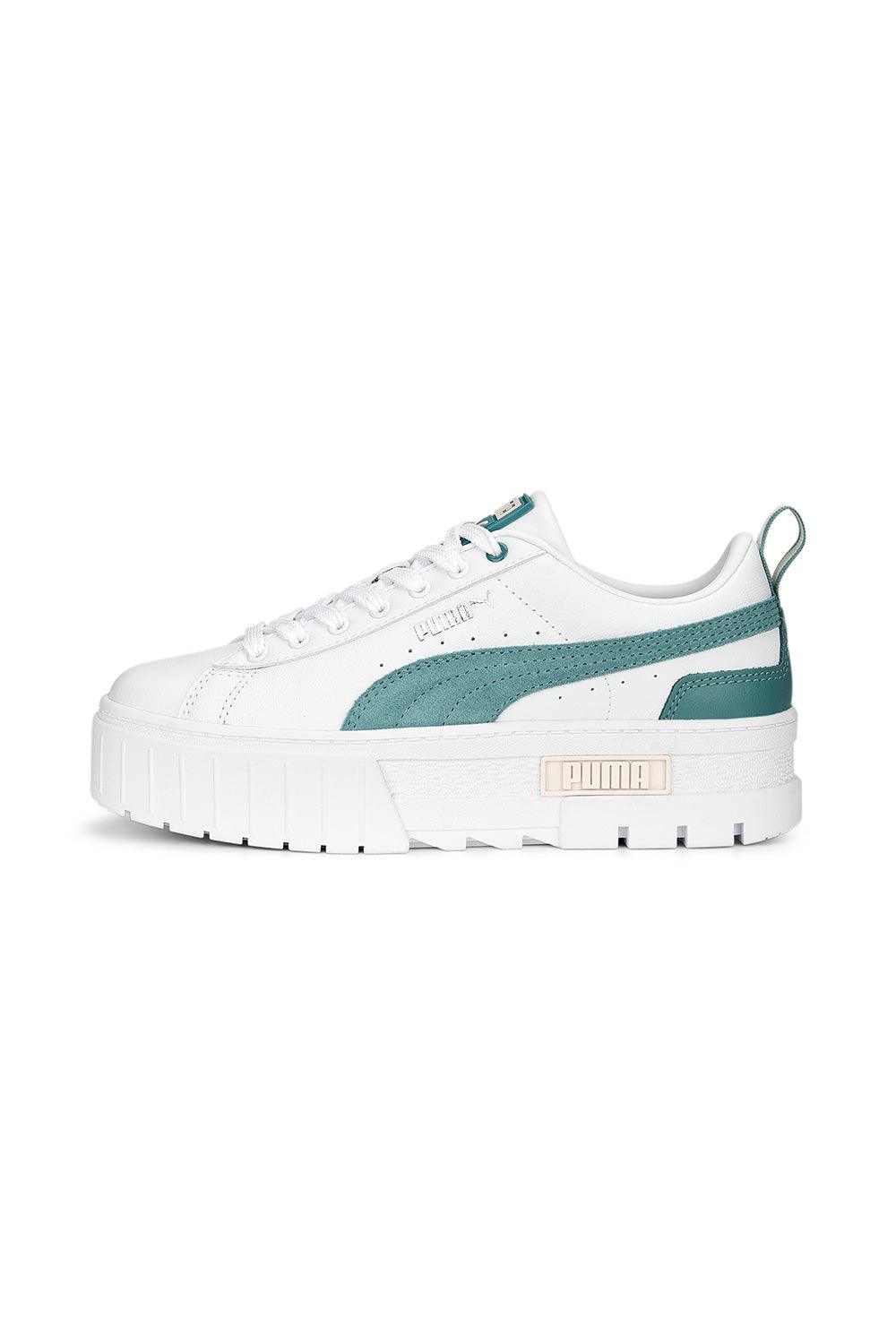 Puma-Mayze Lth Wns PUMA White-Adriatic-Sneakers-5-Milagron.com