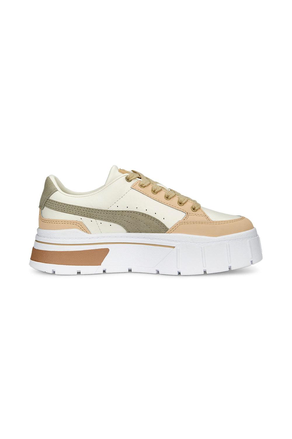 Puma-Mayze Stack Luxe Wns Whisper White Pale-Sneakers-1-Milagron.com