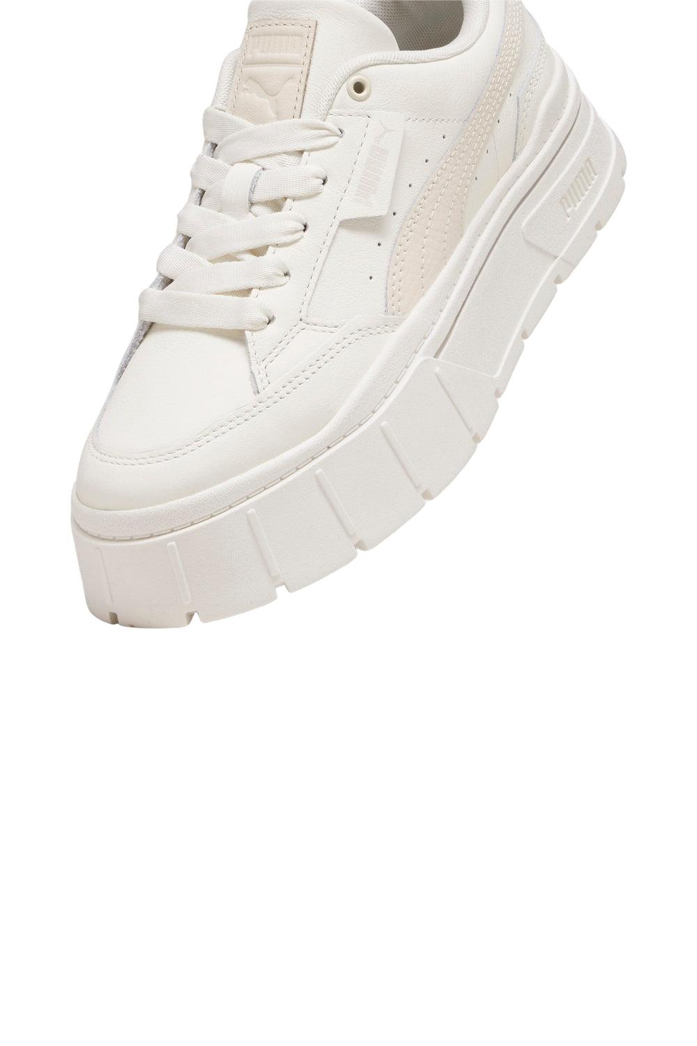 Puma-Mayze Stack Soft Wns Warm White-Alpine-Sneakers-3-Milagron.com
