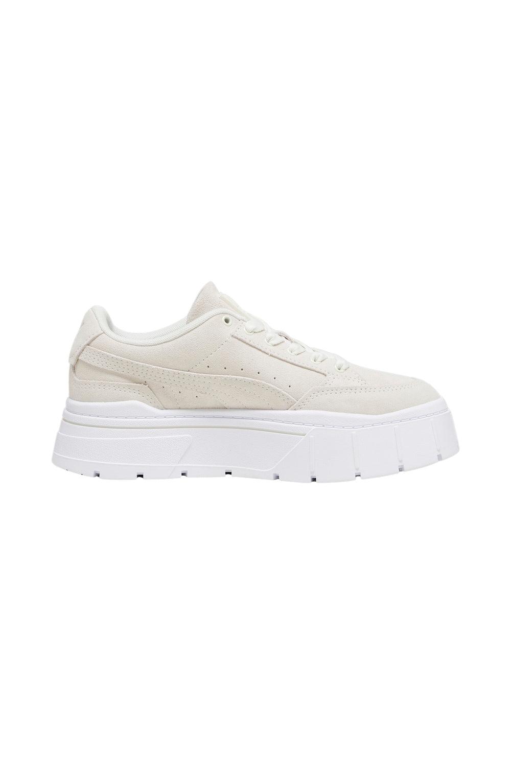 Puma-Mayze Stack Suede Wns Warm White-Sneakers-1-Milagron.com