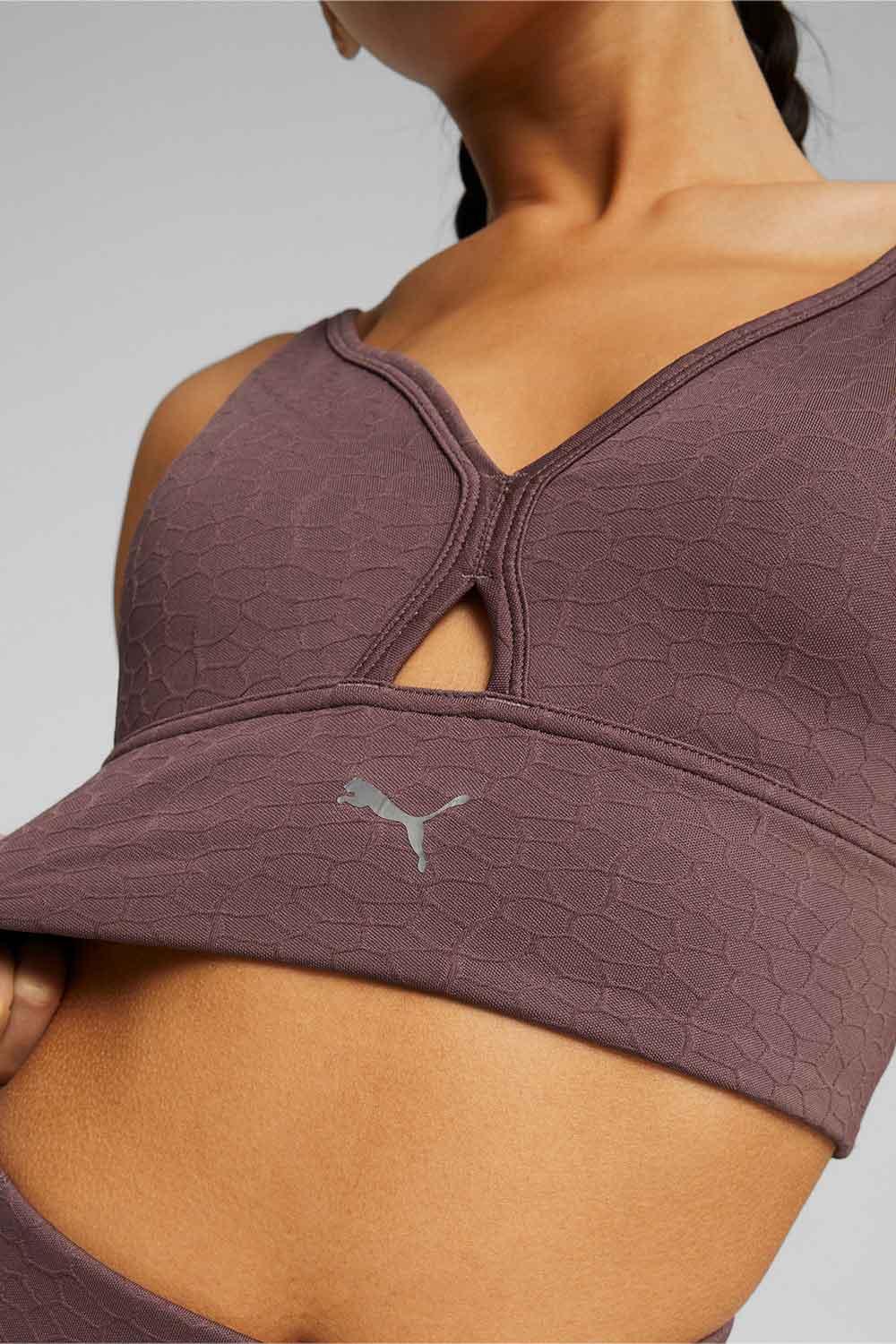 Puma-Mid Impact Flawless Bra Dusty Plum-Spor Sütyeni-4-Milagron.com