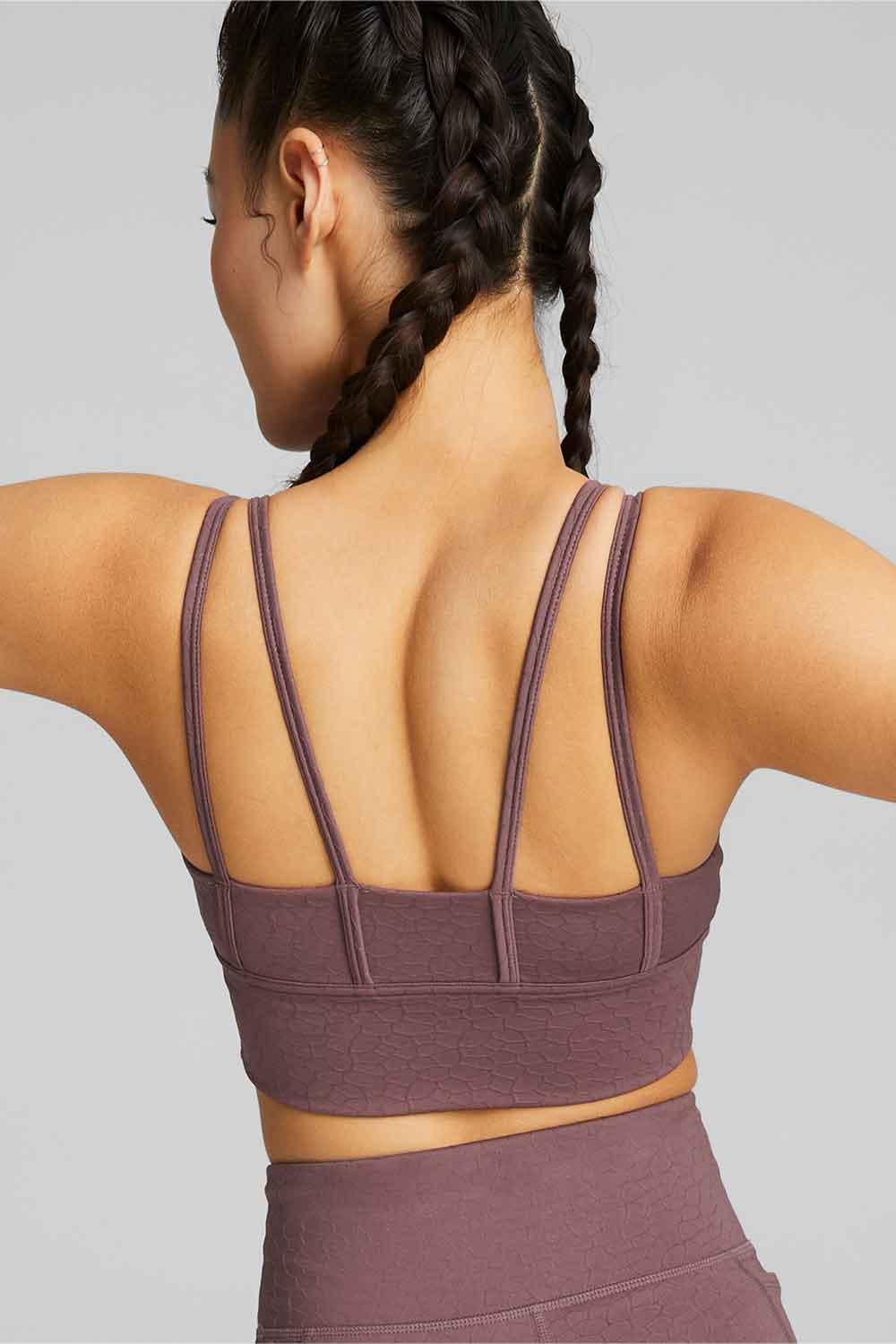 Puma-Mid Impact Flawless Bra Dusty Plum-Spor Sütyeni-5-Milagron.com