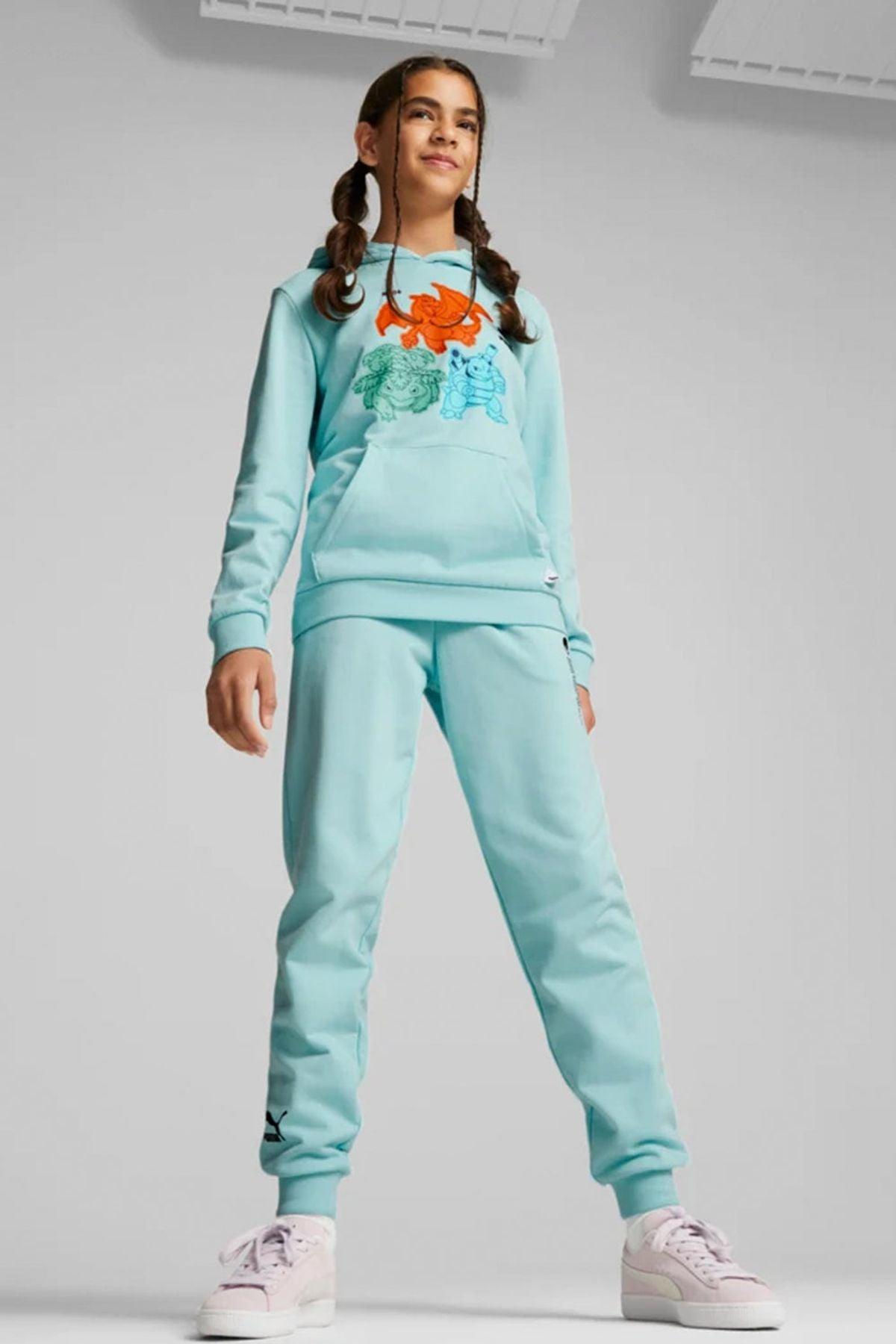 Puma-PUMA x POKEMON Sweatpants Kids Lig-Eşofman-1-Milagron.com