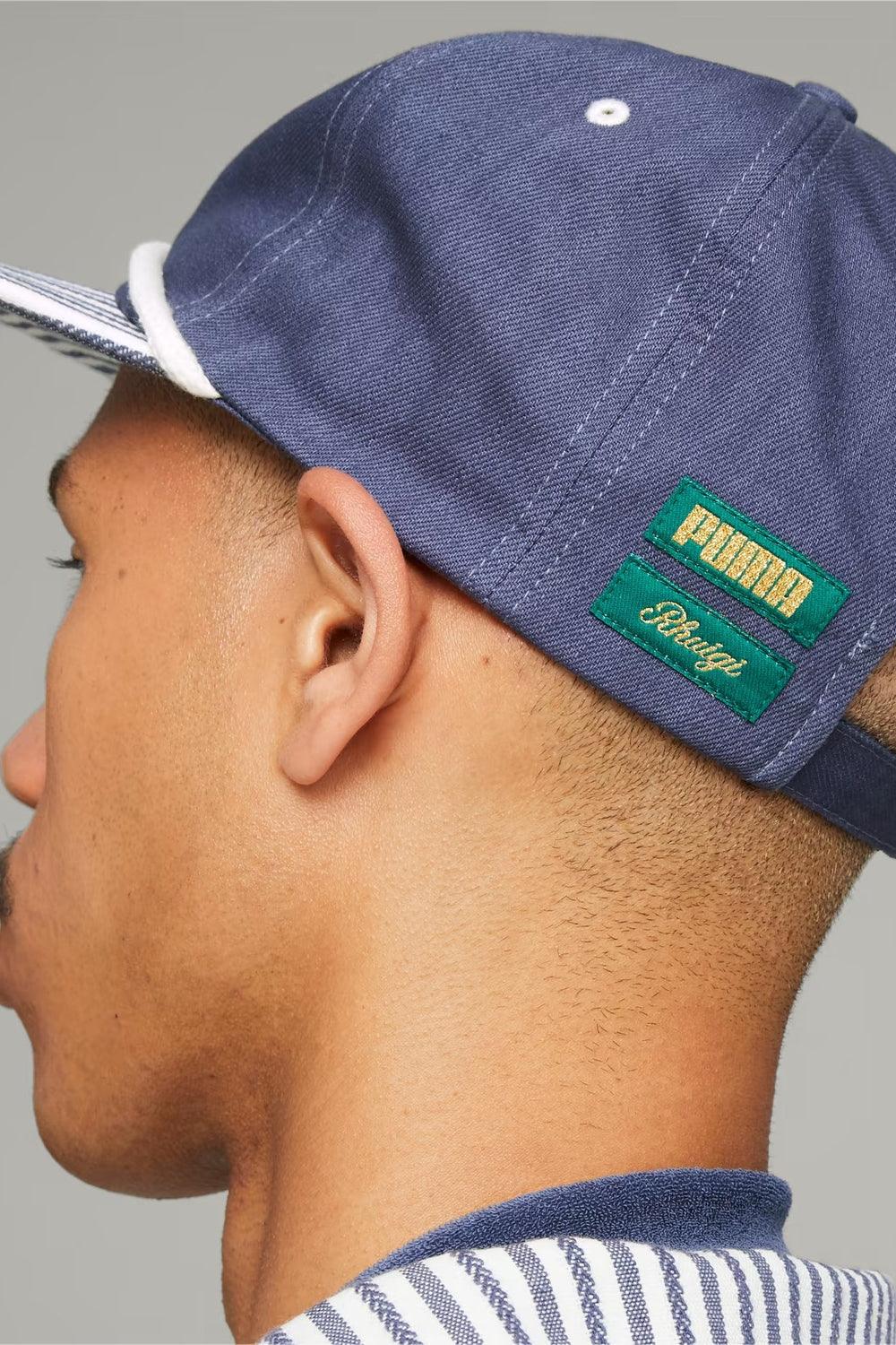 Puma-PUMA x RHUIGI FB Cap Inky Blue-Şapka-3-Milagron.com