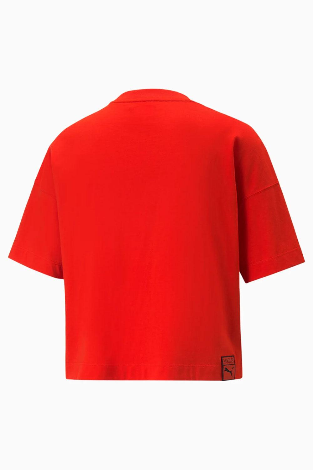 Puma-PUMA x VOGUE Graphic Tee Fiery Red-T-Shirts-4-Milagron.com