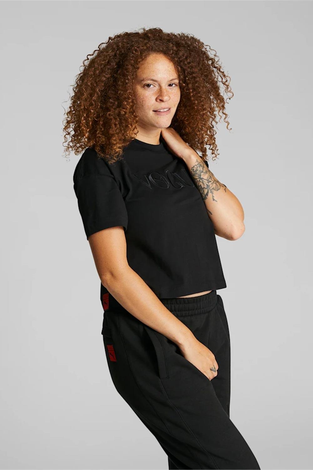 Puma-PUMA x VOGUE Graphic Tee Puma Black-T-Shirts-3-Milagron.com