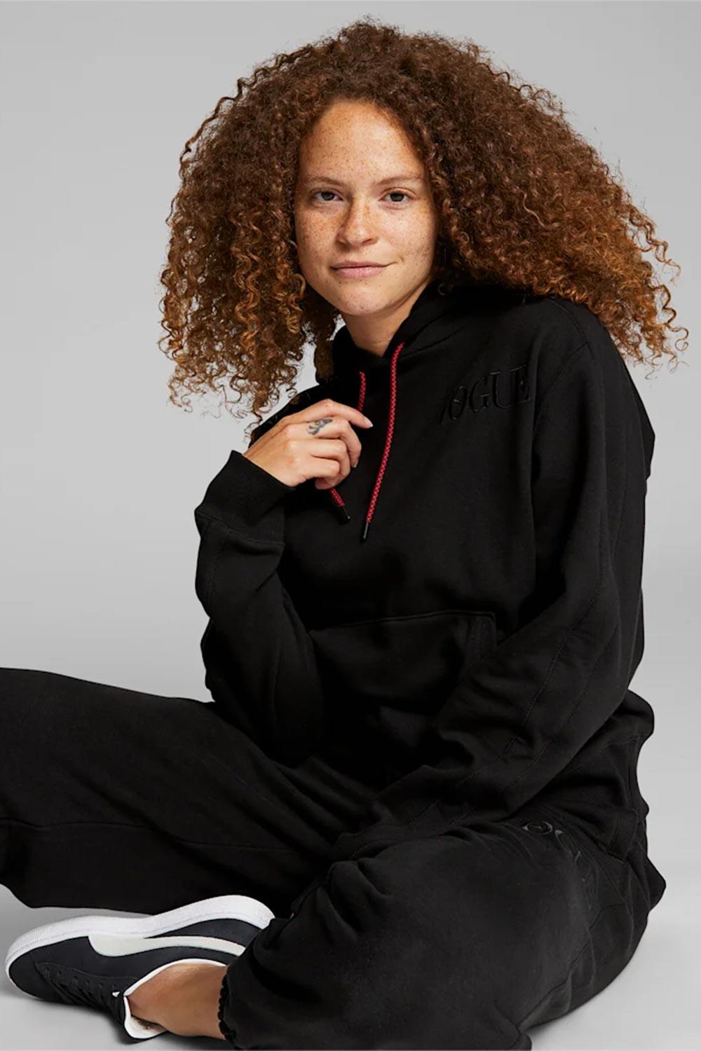 Puma-PUMA x VOGUE Hoodie TR Puma Black-Sweatshirts & Hoodies-1-Milagron.com
