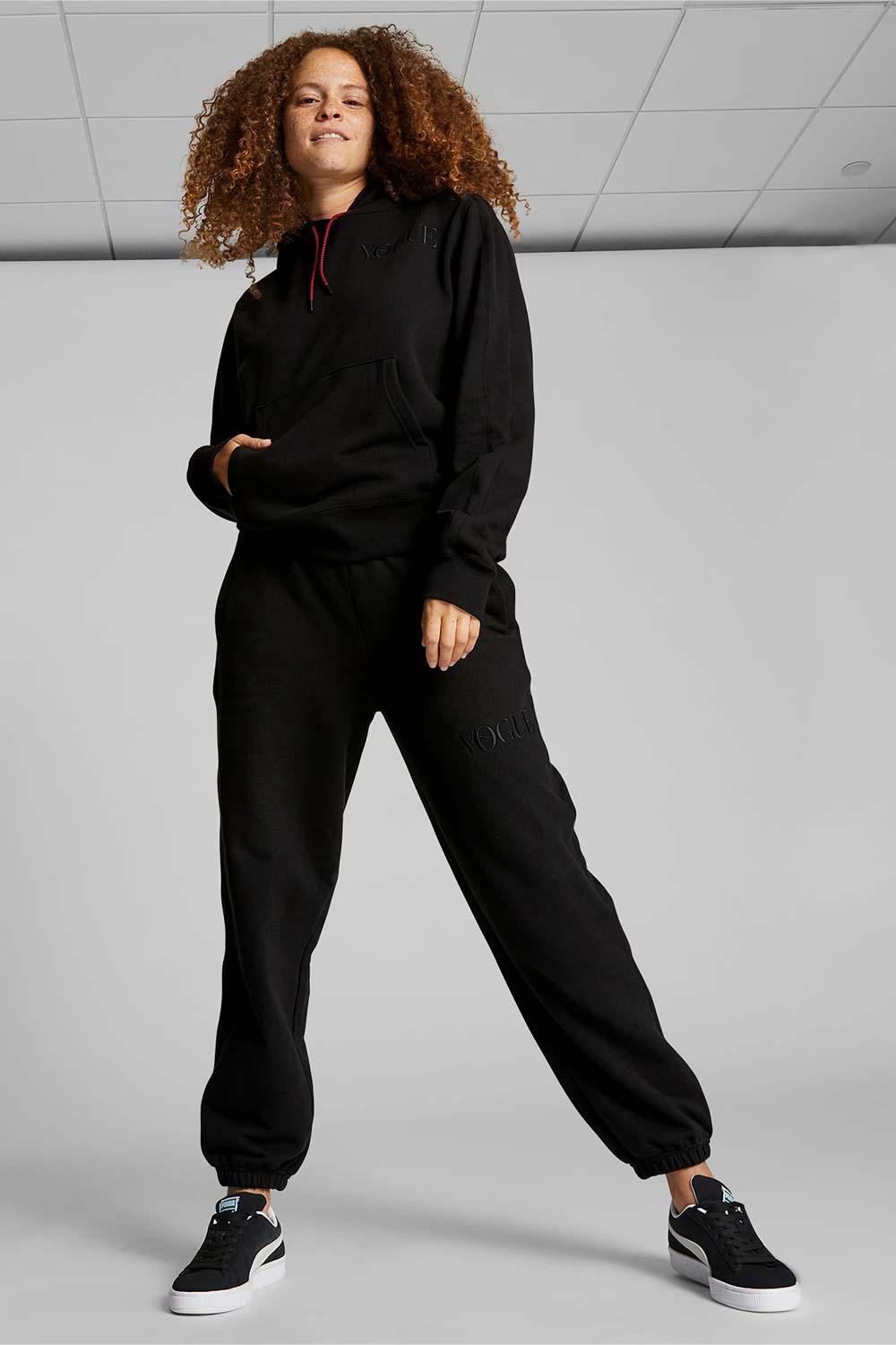 Puma-PUMA x VOGUE Hoodie TR Puma Black-Sweatshirts & Hoodies-3-Milagron.com