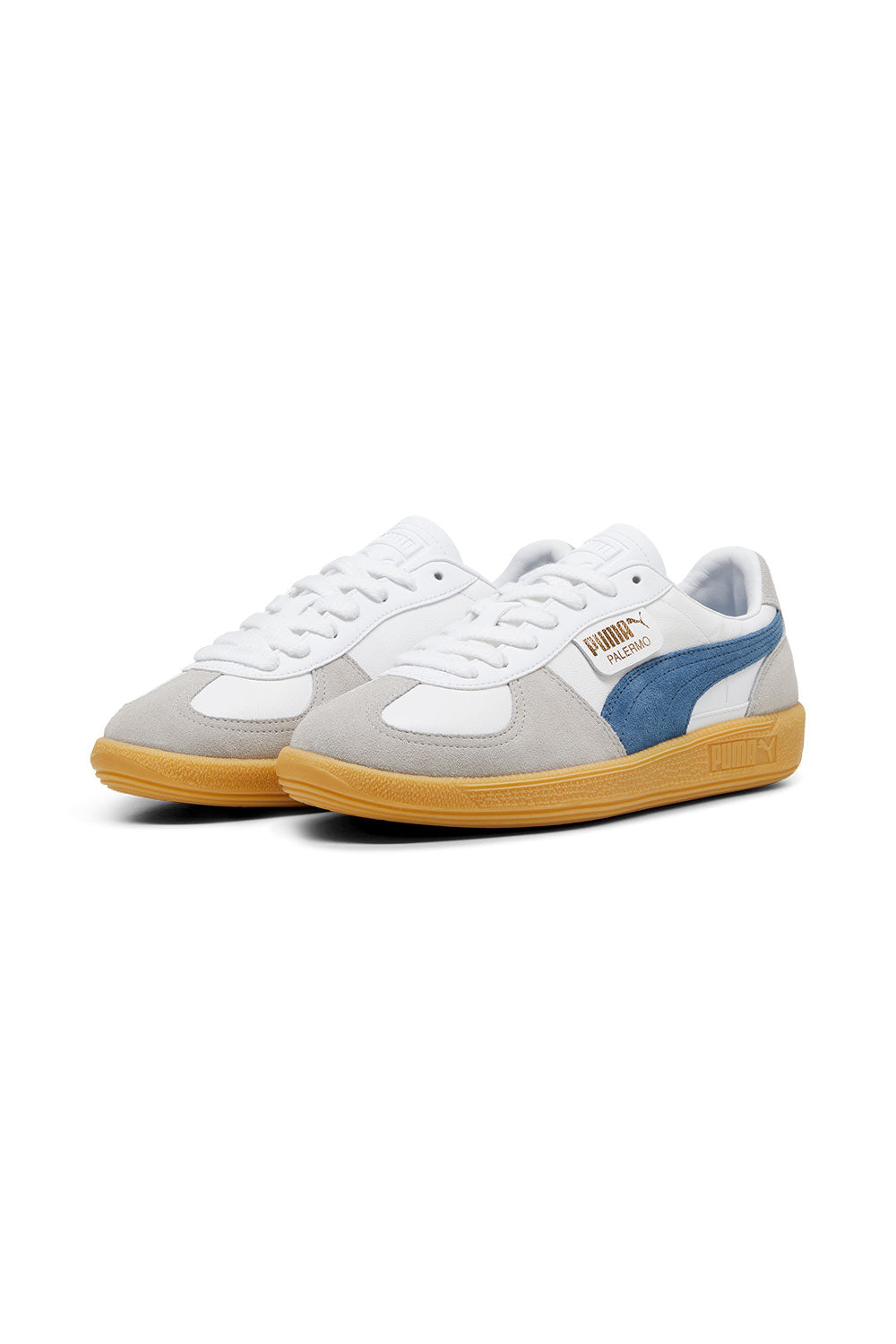 Puma-Palermo Lth PUMA White Blue Horizon Gum-Sneakers-3-Milagron.com