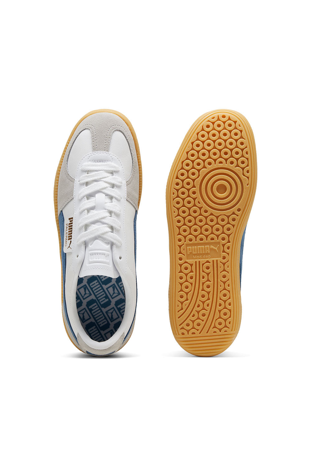 Puma-Palermo Lth PUMA White Blue Horizon Gum-Sneakers-4-Milagron.com