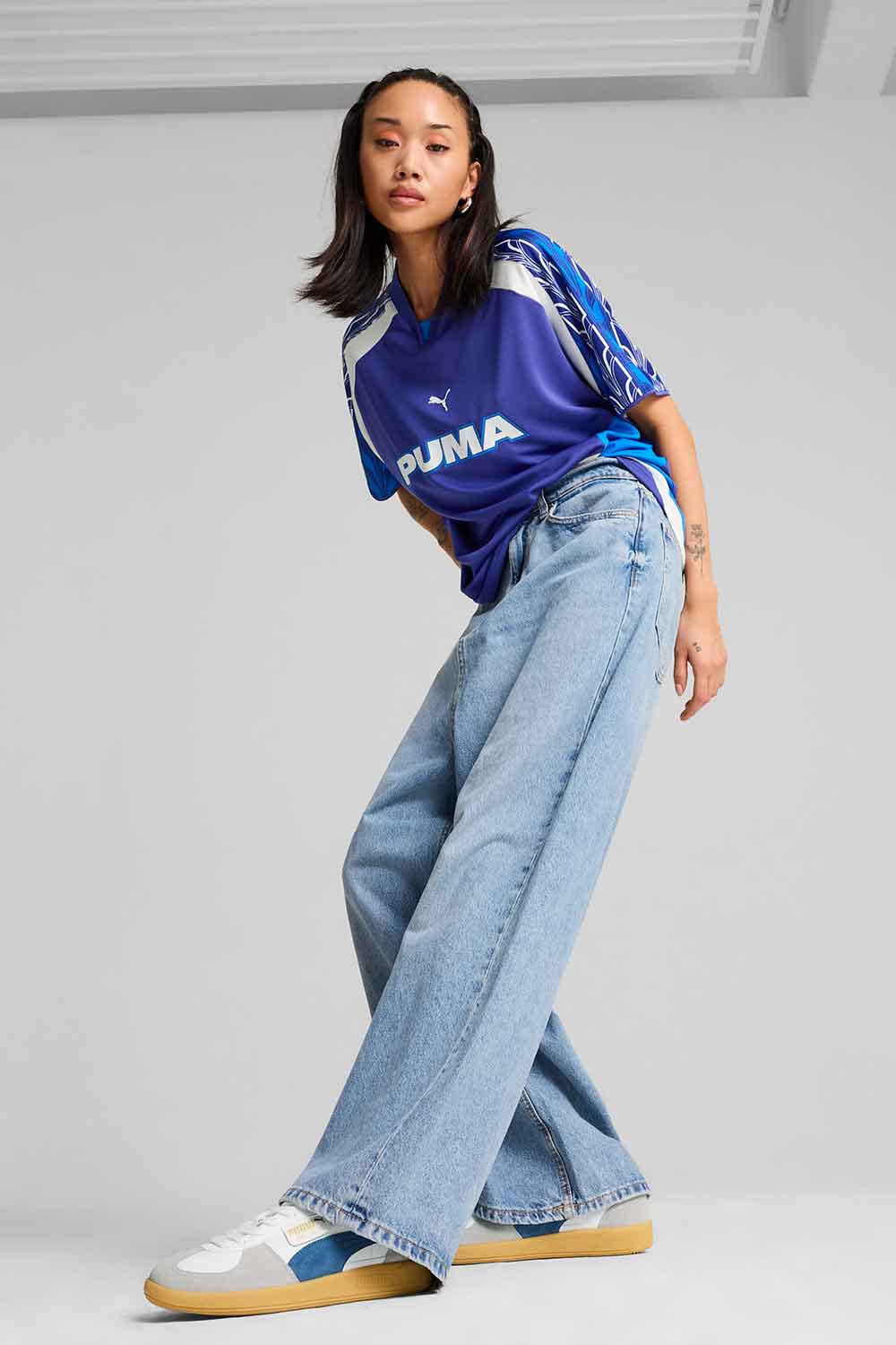 Puma-Palermo Lth PUMA White Blue Horizon Gum-Sneakers-8-Milagron.com