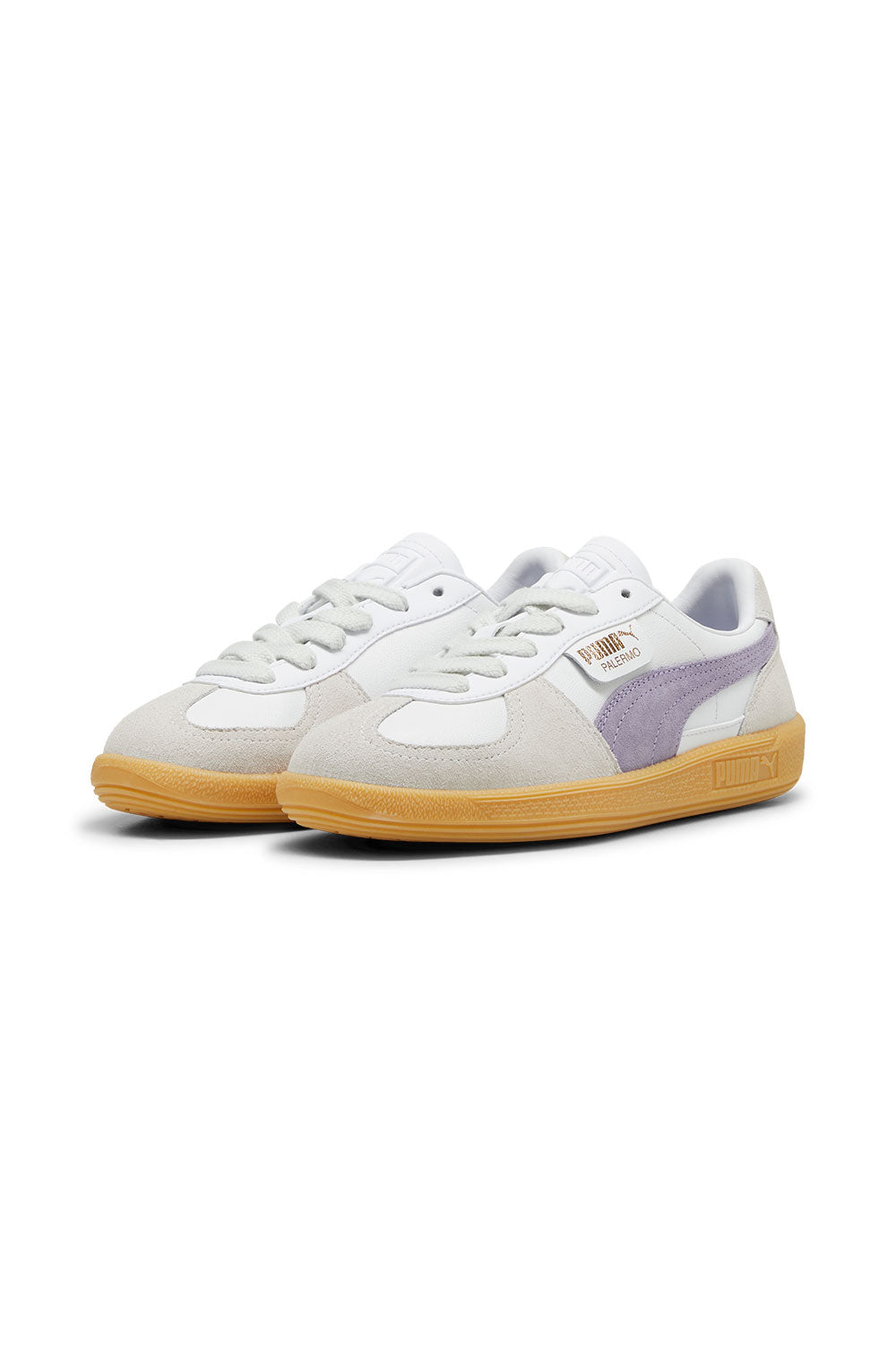 Puma-Palermo Lth PUMA White Pale Plum Gum-Sneakers-3-Milagron.com