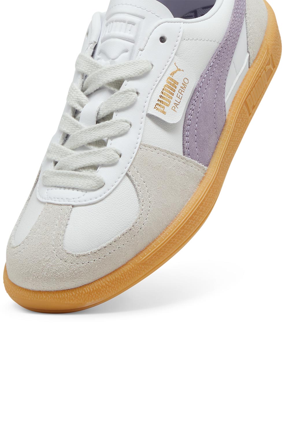 Puma-Palermo Lth PUMA White Pale Plum Gum-Sneakers-7-Milagron.com