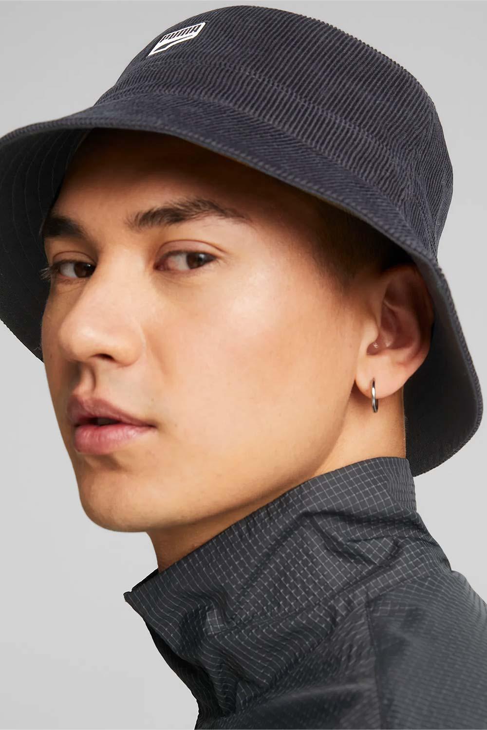 Puma-Prime DT Bucket Hat Puma Black-DT Logo-Bucket Hat-3-Milagron.com