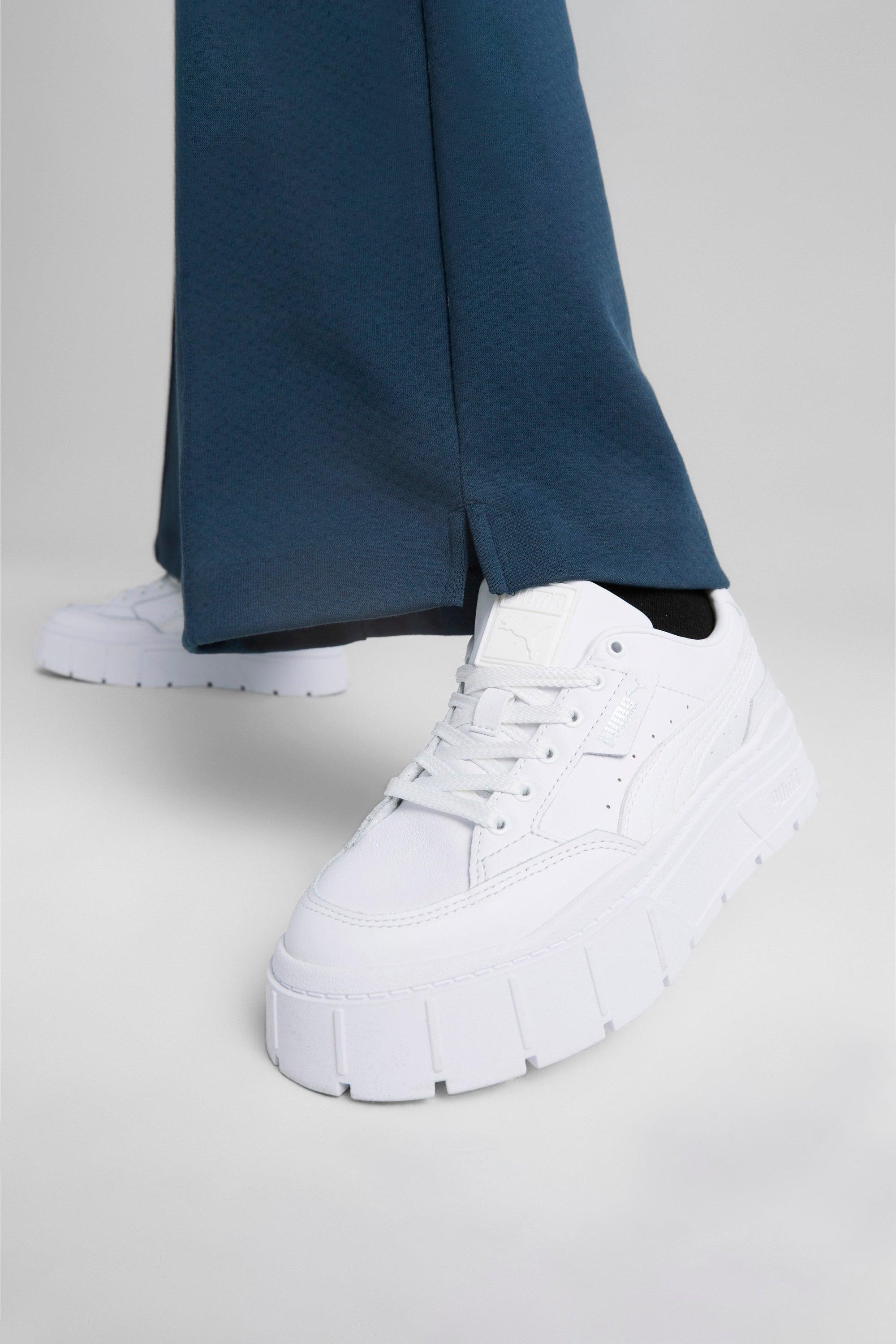 Puma-Puma Mayze Stack Lthr Wns Puma White-Sneakers-2-Milagron.com