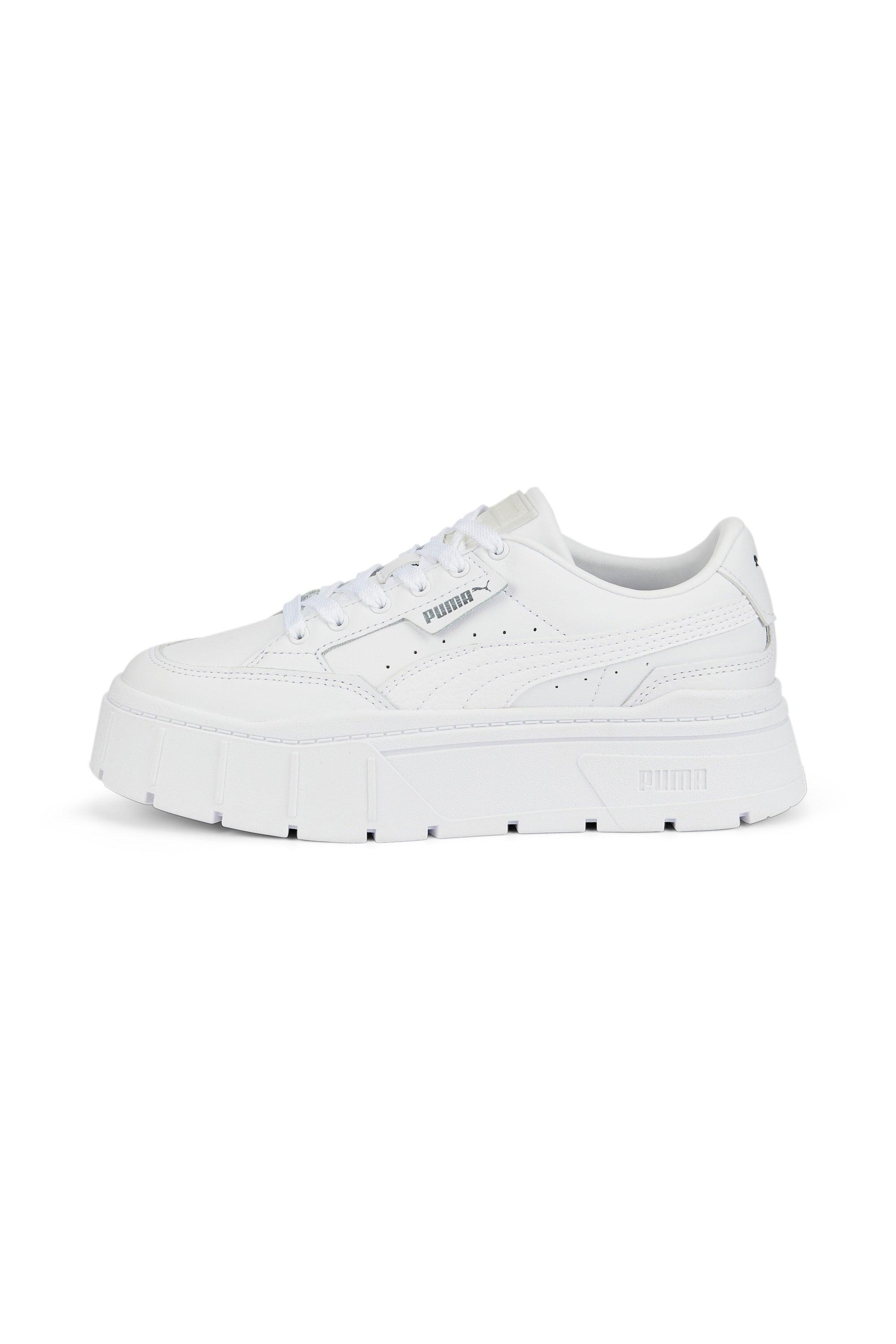 Puma-Puma Mayze Stack Lthr Wns Puma White-Sneakers-9-Milagron.com