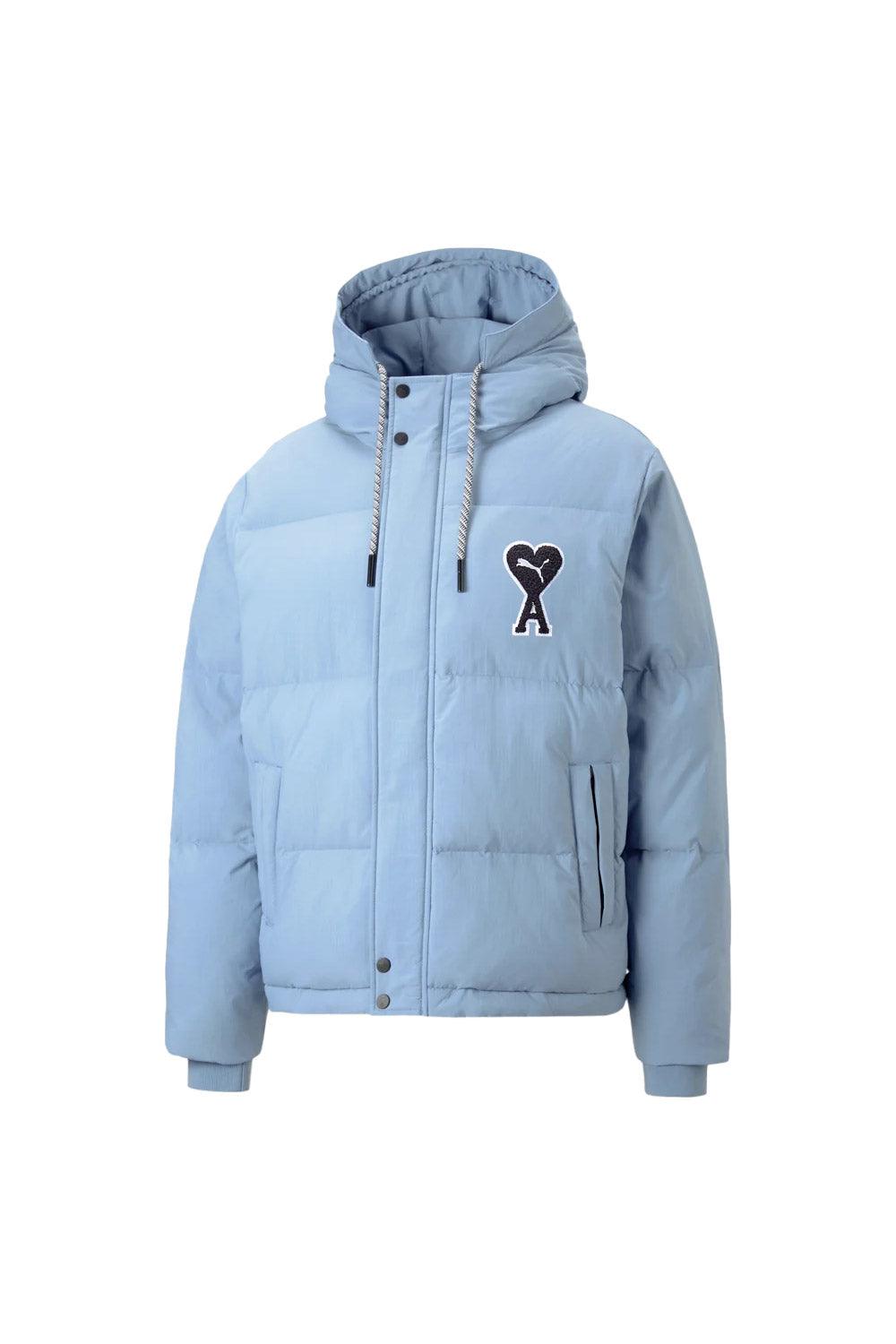 Puma-Puma x Ami Puffer Jacket Faded Denim-Mont-1-Milagron.com