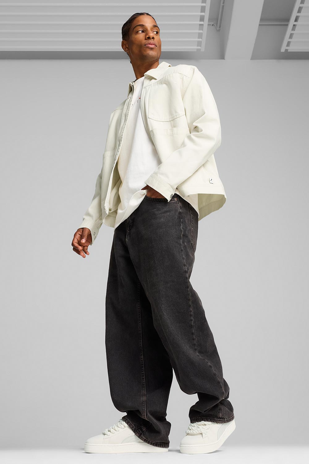 Puma-Suede XL Rope Frosted Ivory Vapor Gray-Sneakers-8-Milagron.com