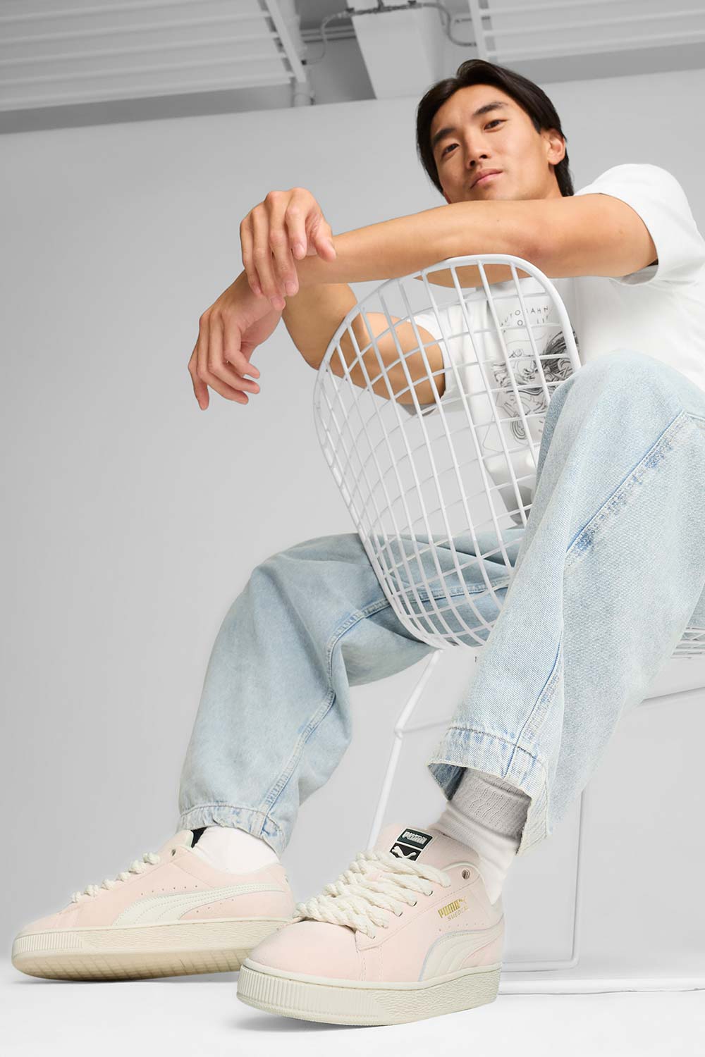 Puma-Suede XL Rope Warm White Island Pink-Sneakers-2-Milagron.com