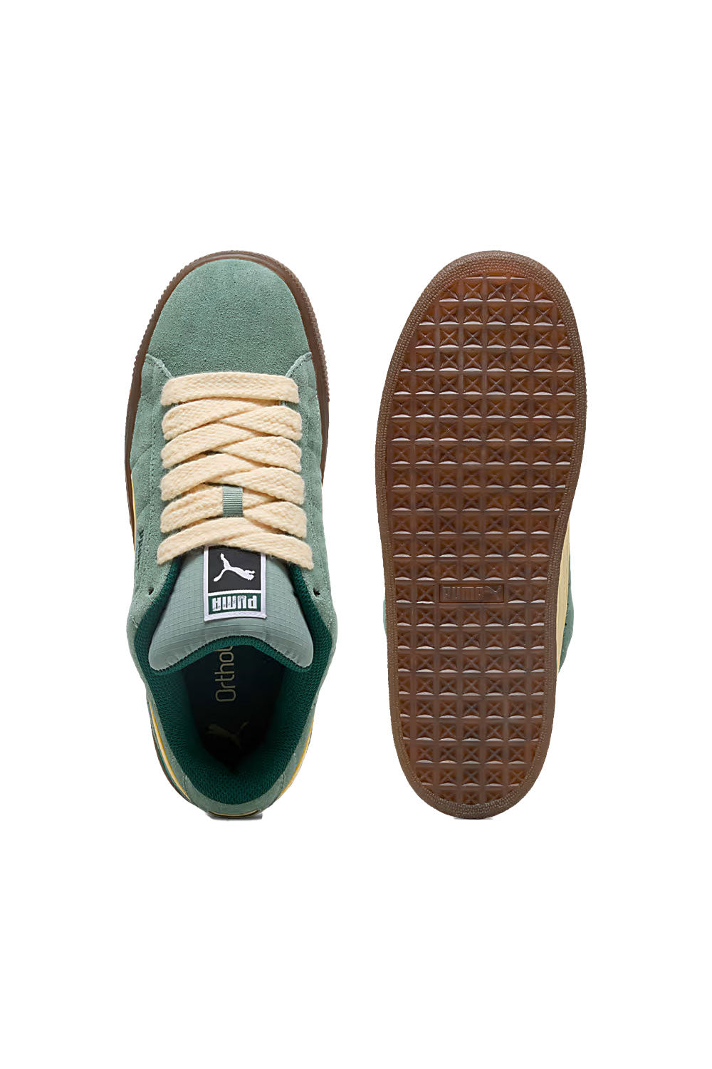 Puma-Suede XL SK8TE Wrld Green Moon-Creamy Va-Sneakers-4-Milagron.com