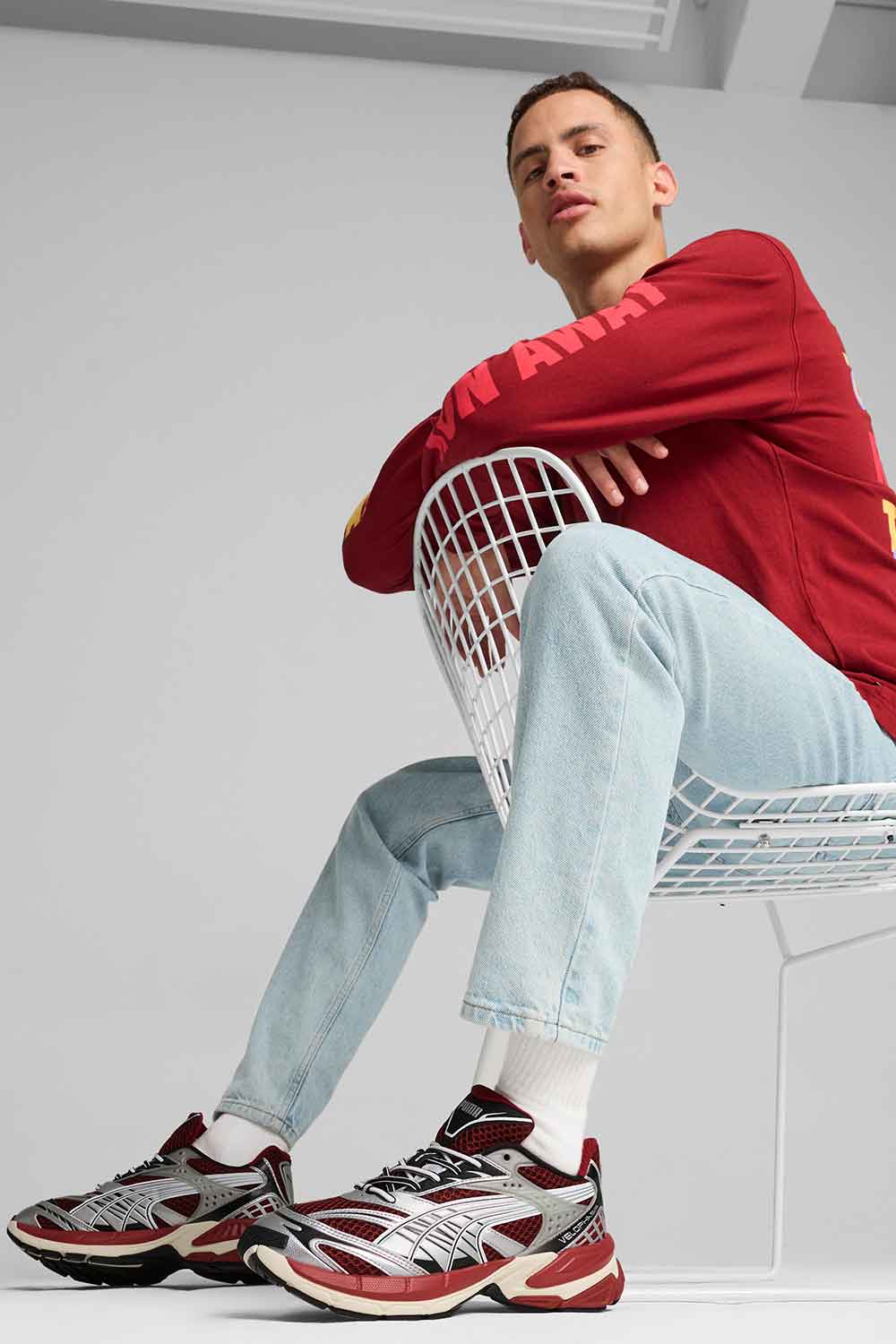 Puma-Velophasis Phased Intense Red Puma Silver-Sneakers-3-Milagron.com