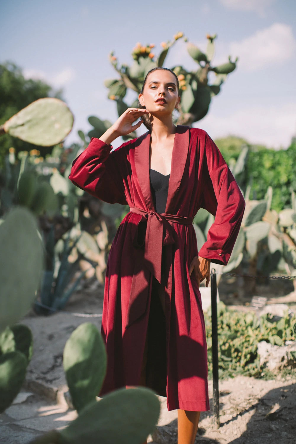 Pure Paris-Agnes Kadife Sabahlık-Sabahlık-2-Milagron.com