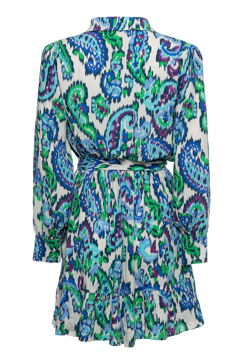 Pure Paris-Aqualis Mini Elbise - Turkuaz-Elbise-2-Milagron.com