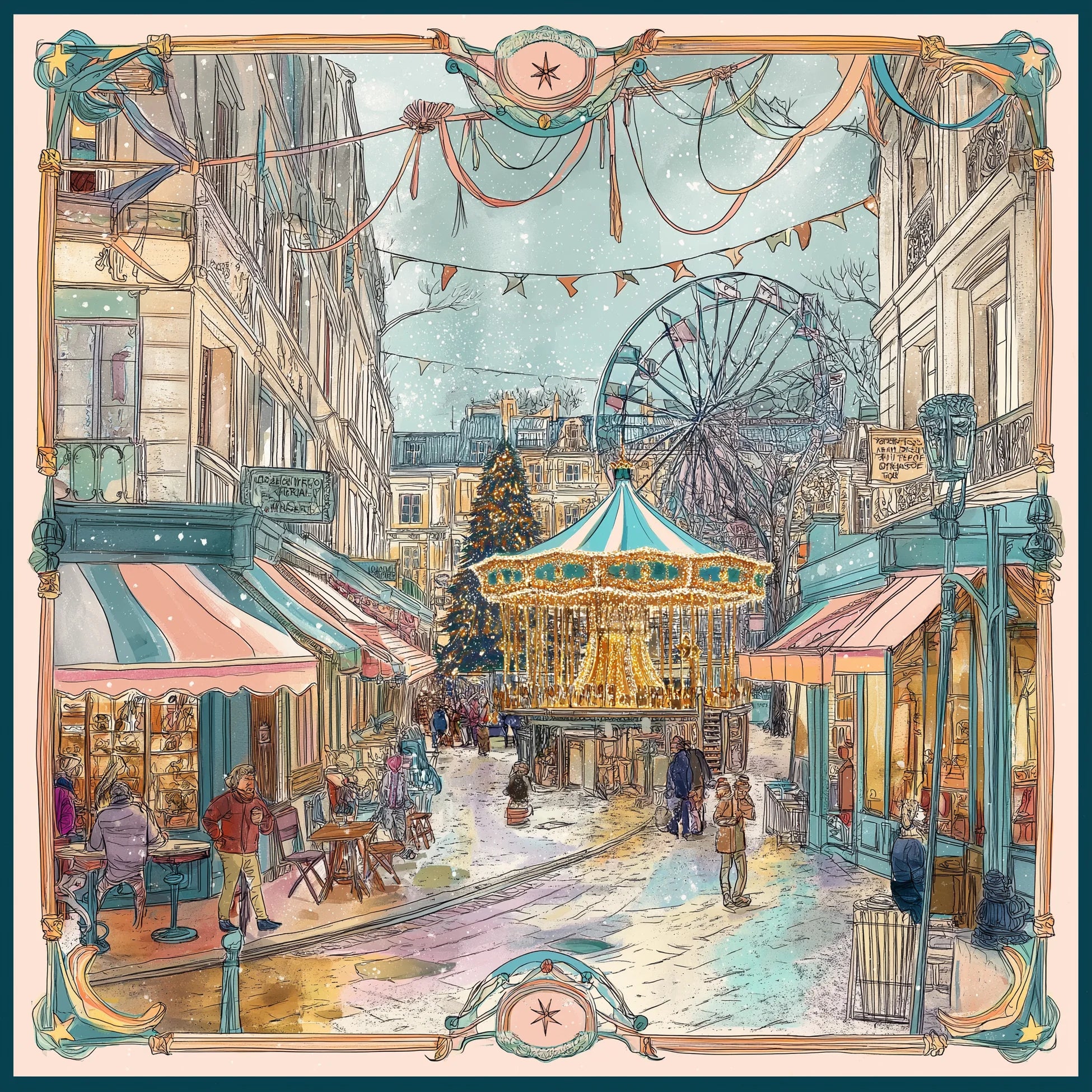 Carrousel de Lumière İpek Fular