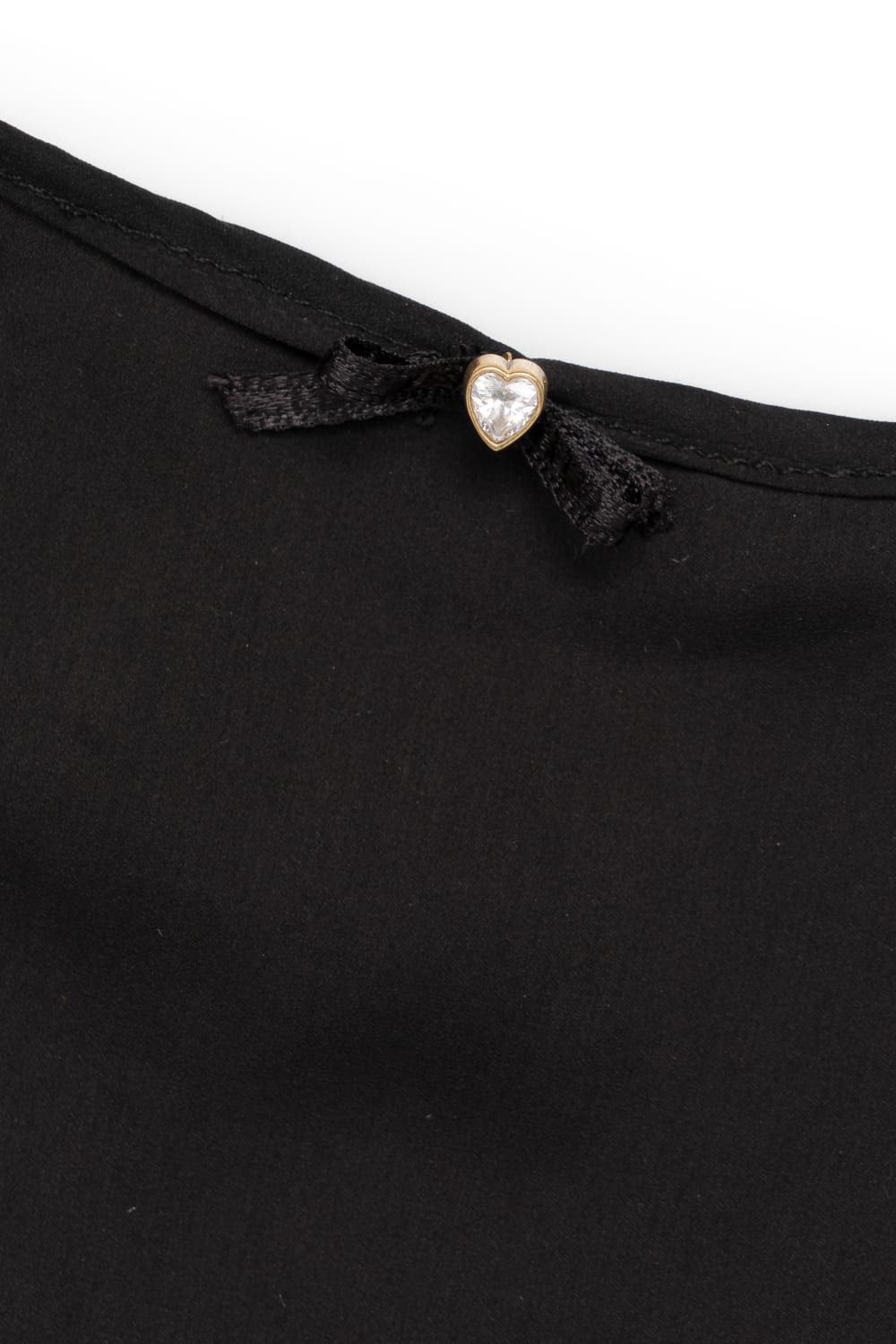 Pure Paris-Chloe Askılı Büstiyer Ve Şort Takım - Siyah-Sabahlık-2-Milagron.com