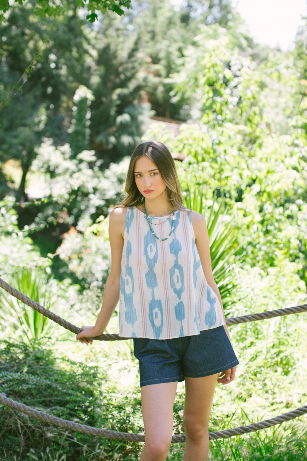 Pure Paris-Chora Kolsuz Keten Bluz-Bluz-7-Milagron.com