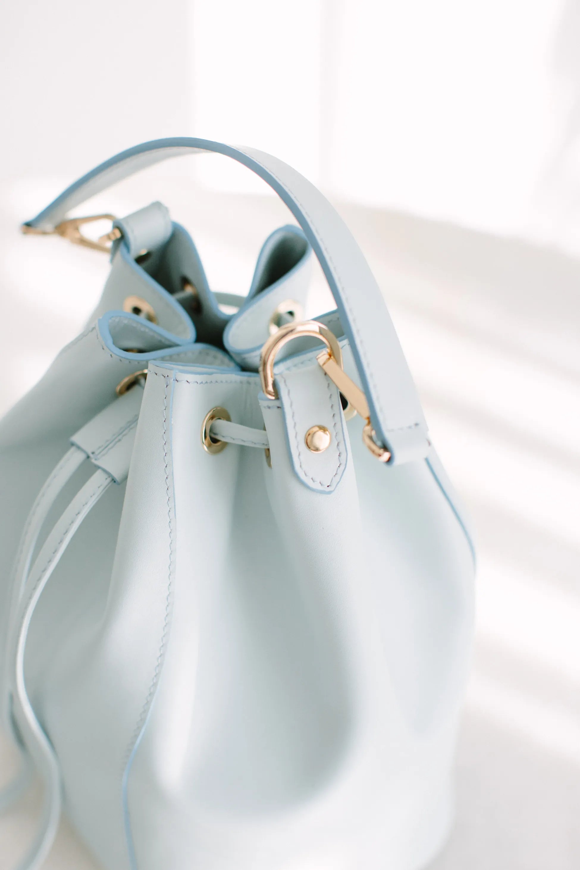 Pure Paris-Grand Bonbon Ciel Çanta - Sky Blue-El Çantası-4-Milagron.com