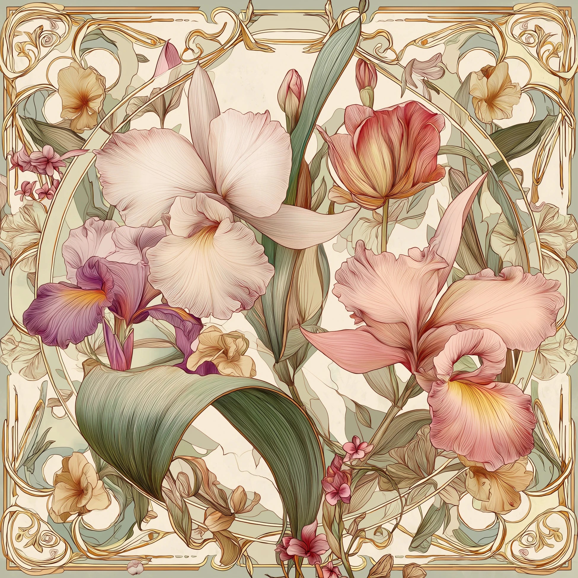 Jardin Doré İpek Fular