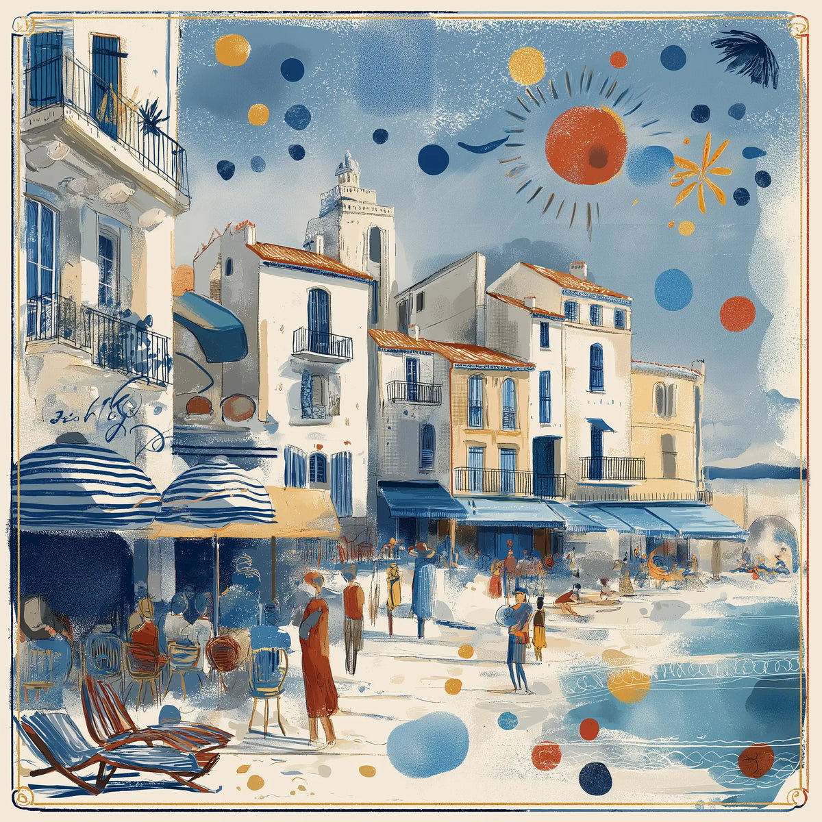 Pure Paris-L’ÉTé À Saint-Tropez İpek Fular-Şal & Fular-1-Milagron.com