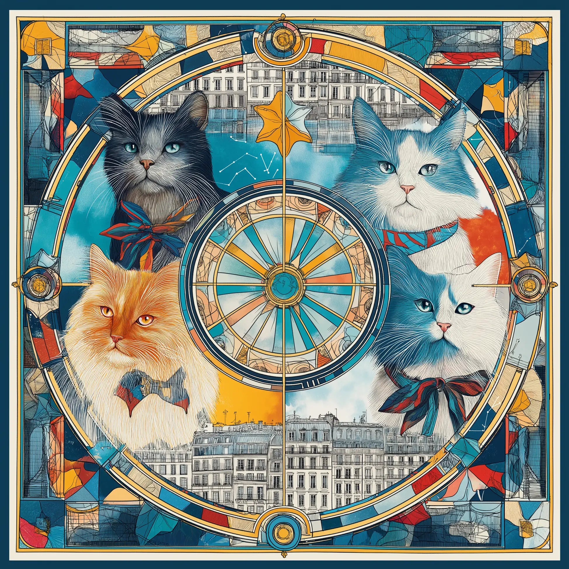 Pure Paris-Les Chats De La Rue İpek Fular-Şal & Fular-1-Milagron.com