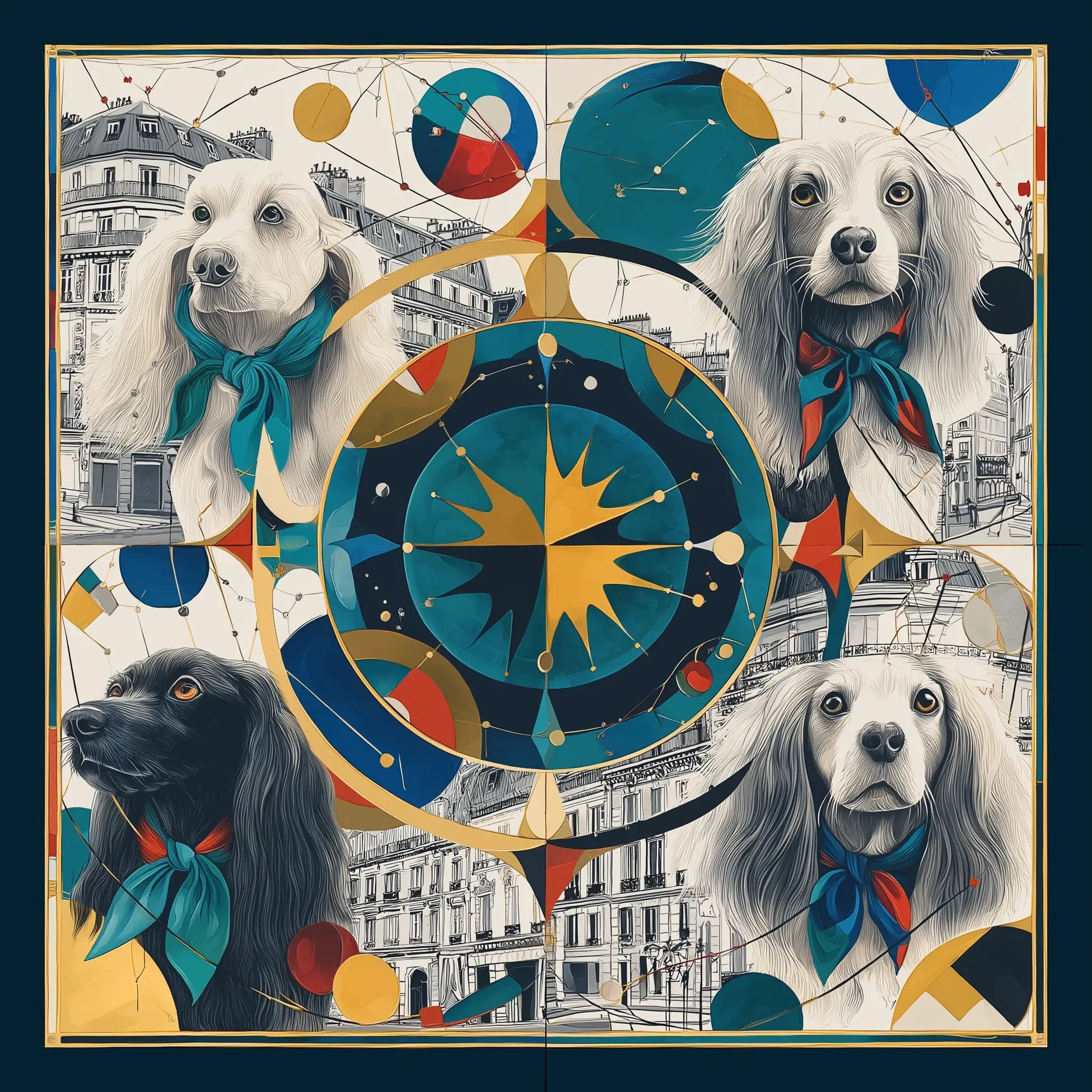 Pure Paris-Les Chiens De La Rue İpek Fular-Şal & Fular-1-Milagron.com