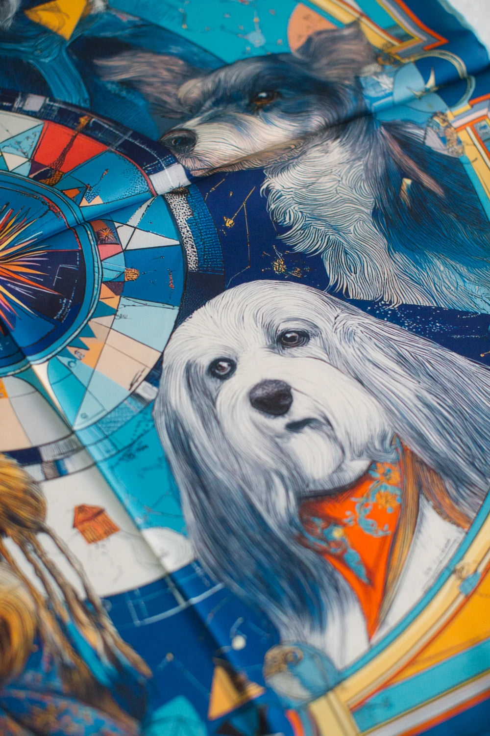 Les Chiens Parisiens İpek Fular