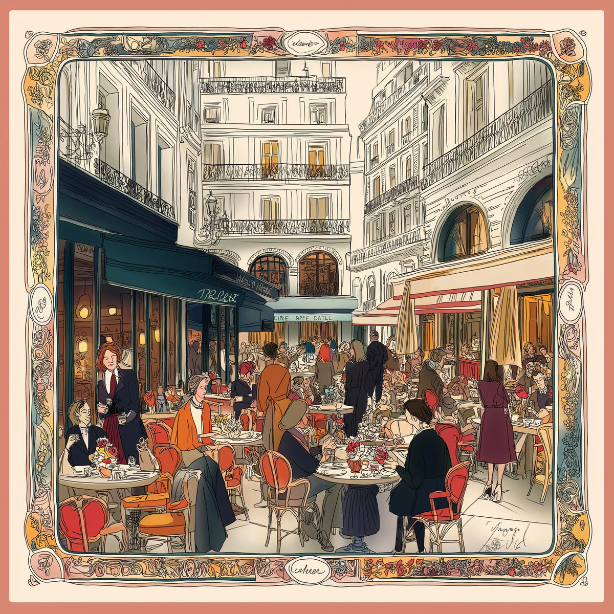 Pure Paris-Les Passages De L’Amour İpek Fular-Şal & Fular-1-Milagron.com