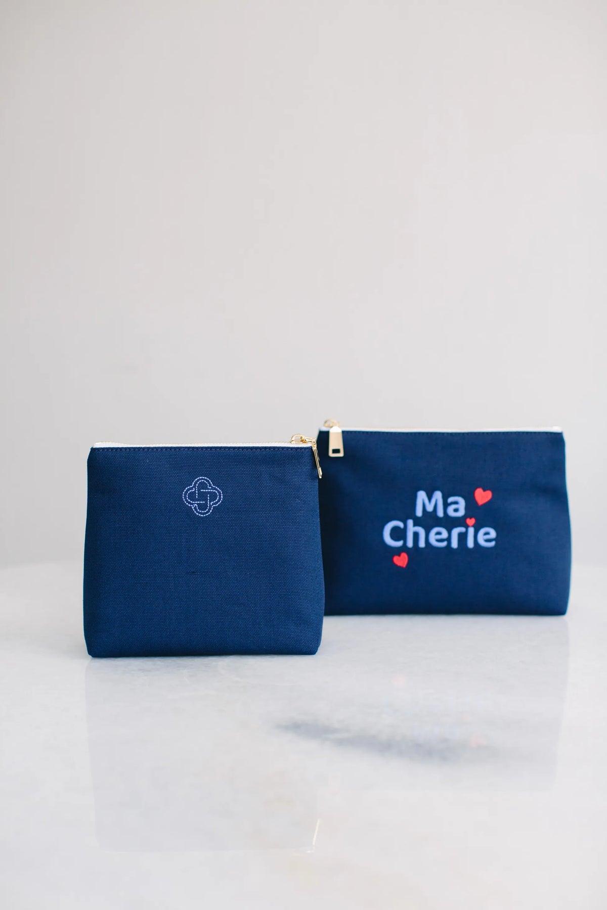 Pure Paris-Ma Chérie Kozmetik & Seyahat Çantası – Lacivert-Makyaj Çantası-6-Milagron.com