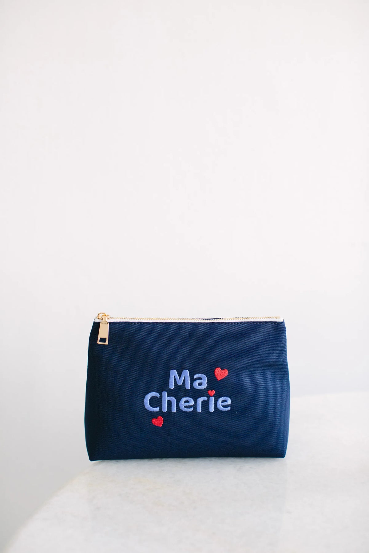 Pure Paris-Ma Chérie Kozmetik & Seyahat Çantası – Lacivert-Makyaj Çantası-7-Milagron.com