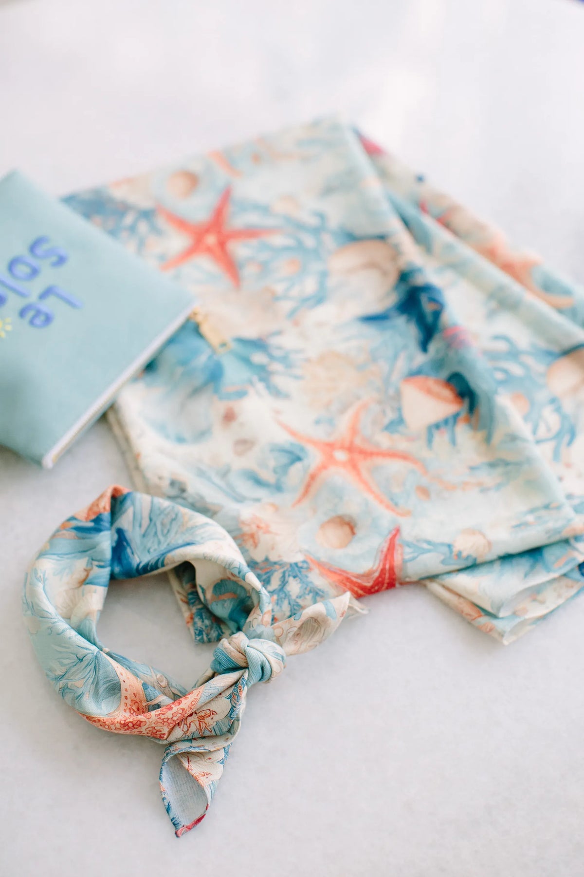 Pure Paris-Marine Keten Bandana & Pareo-Pareo & Bandana-1-Milagron.com