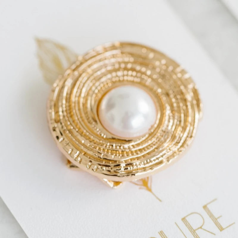 Pure Paris-Pearl Fular Aksesuarı Silver-Saç Aksesuarı-3-Milagron.com