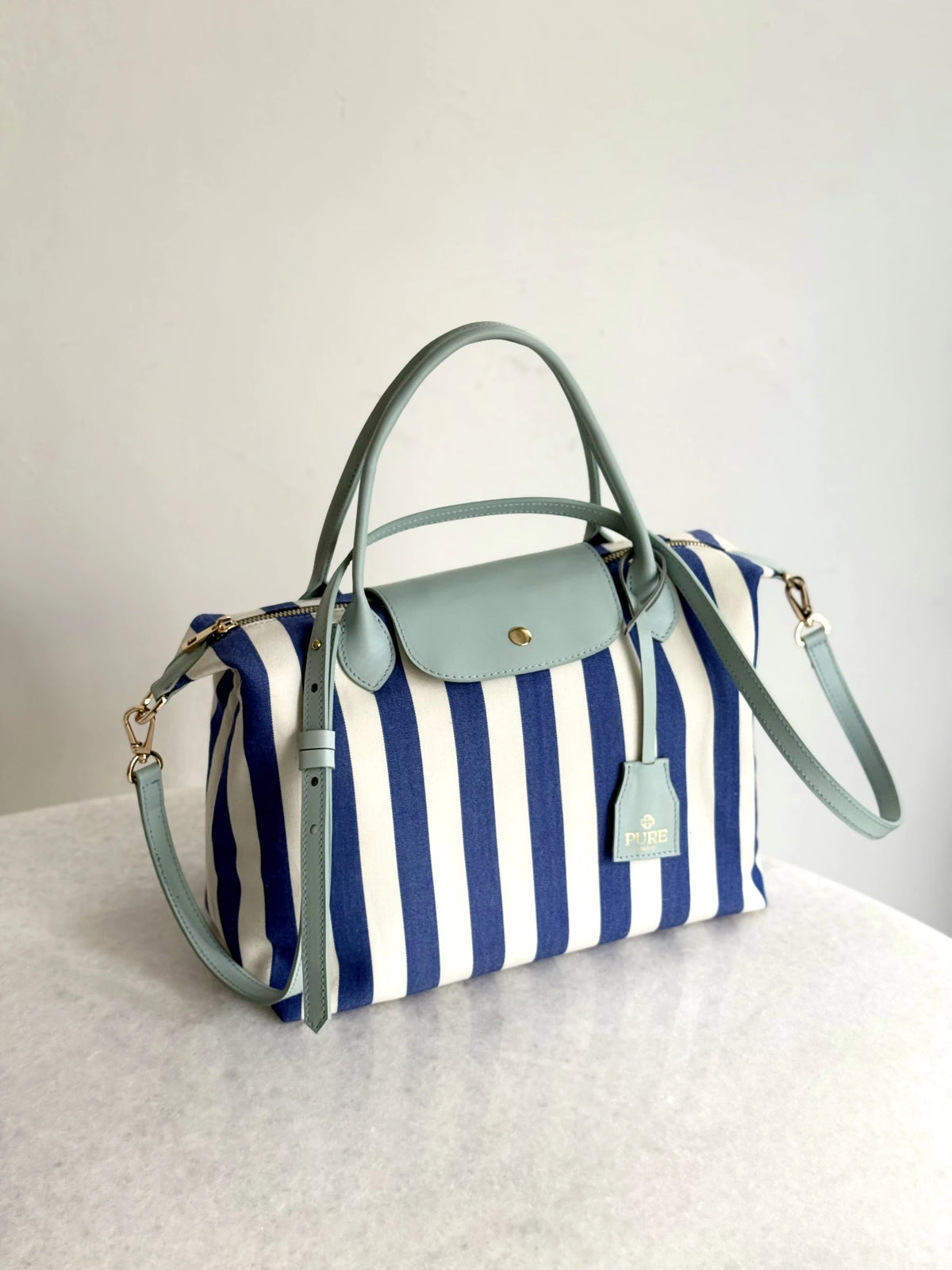 Pure Paris-Riviera Bag - Marine-Kol Çantası-2-Milagron.com