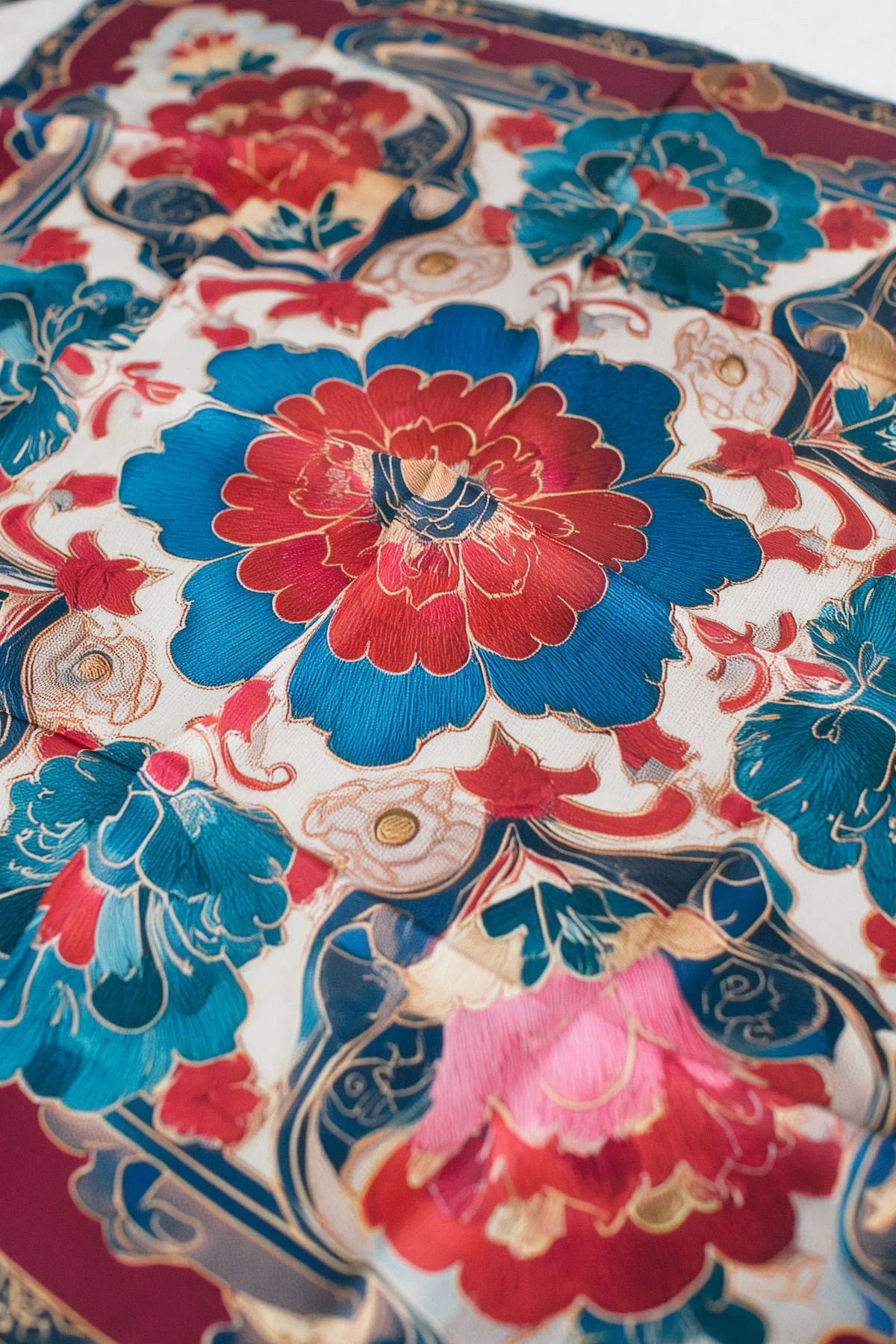 Pure Paris-Ruby Suzani İpek Fular-Şal & Fular-3-Milagron.com