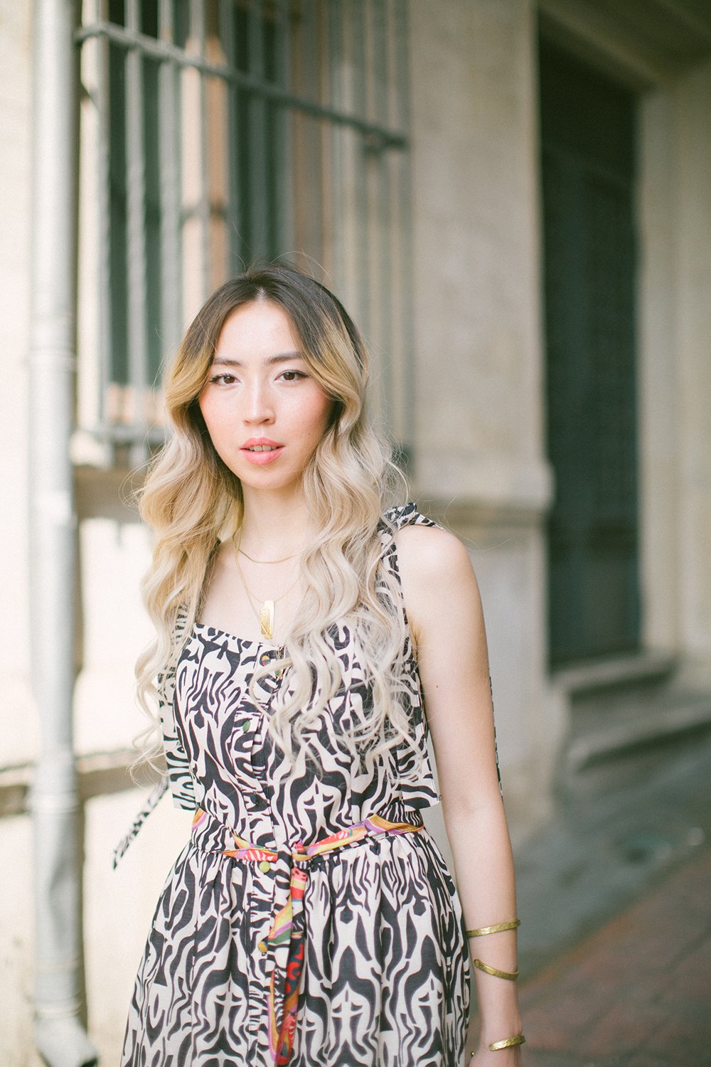 Pure Paris-Safari Askılı Keten Midi Elbise-Elbise-5-Milagron.com