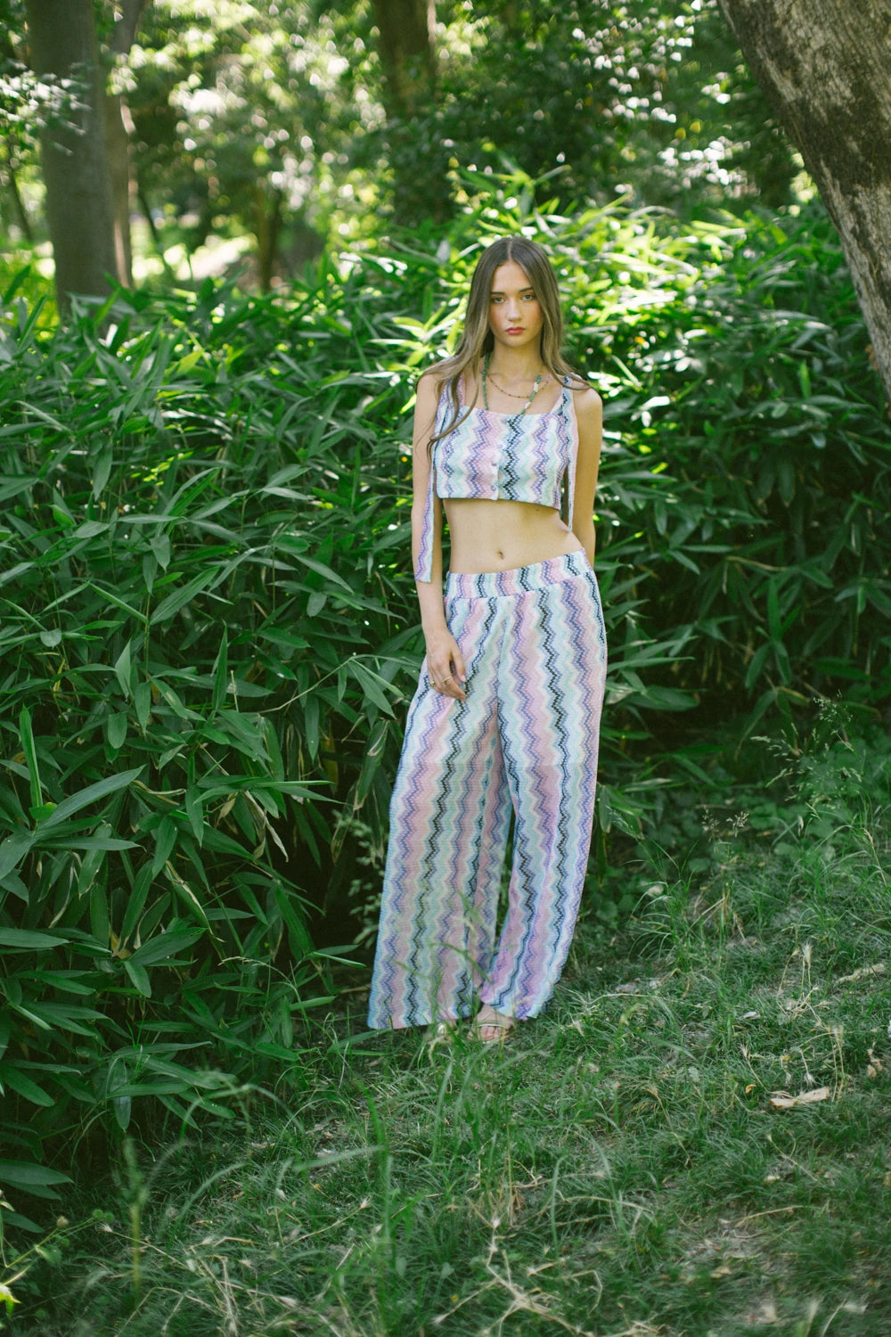 Skala Örgü Büstiyer Ve Pantolon Takım