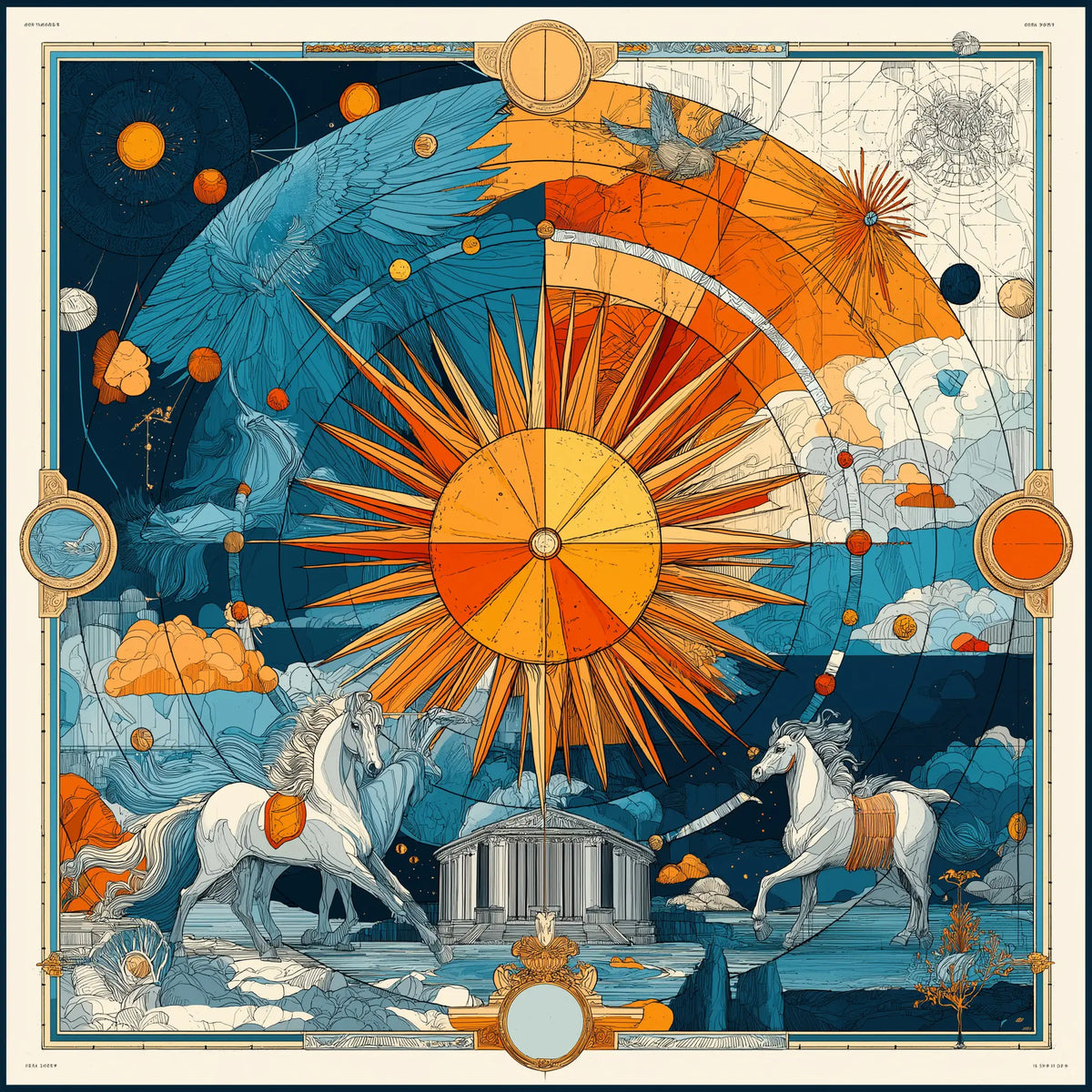 Pure Paris-Solar Gallop İpek Fular-Şal & Fular-1-Milagron.com